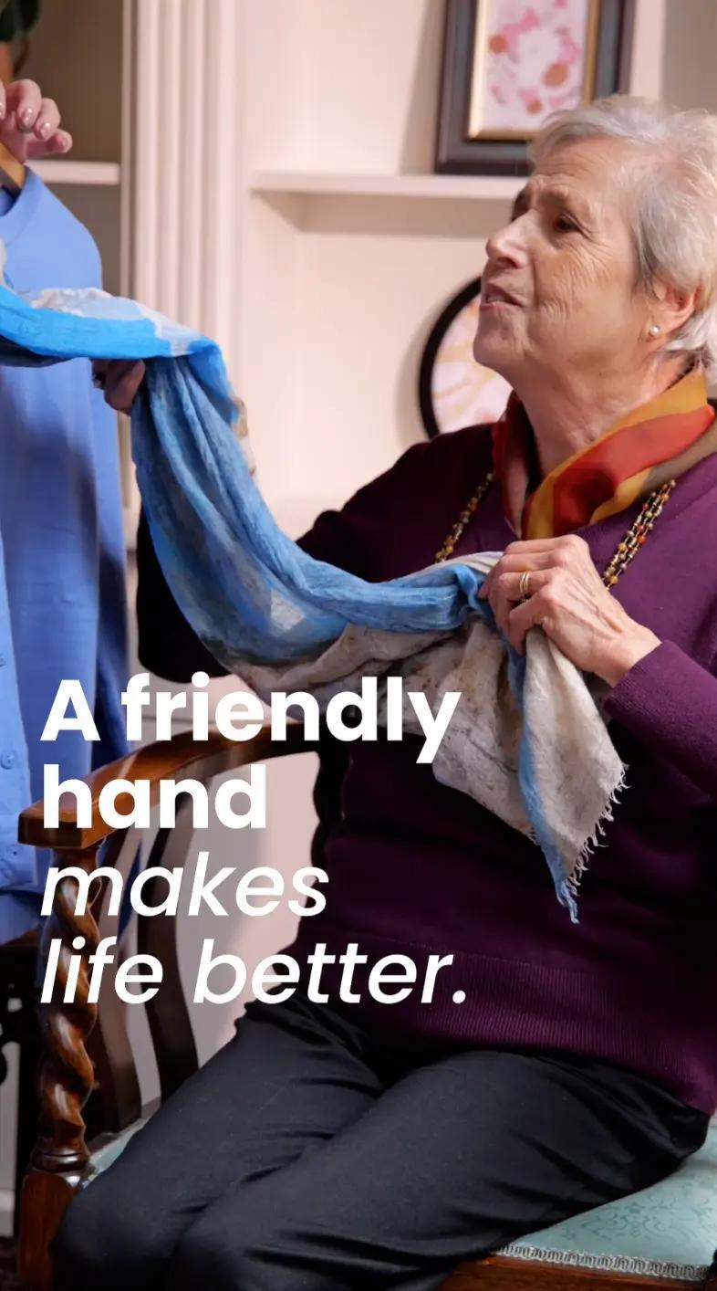 A friendly hand, makes life better