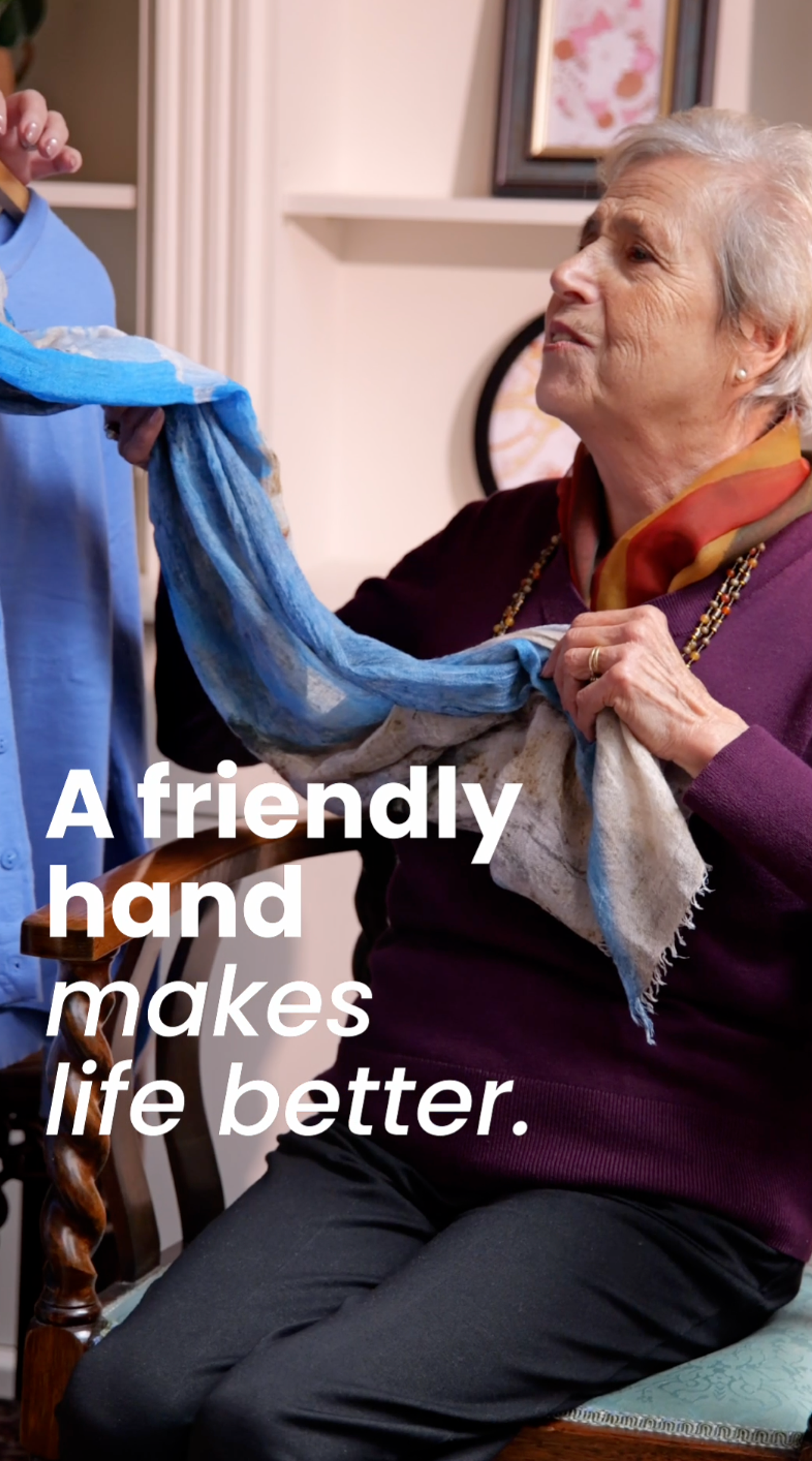 A friendly hand, makes life better