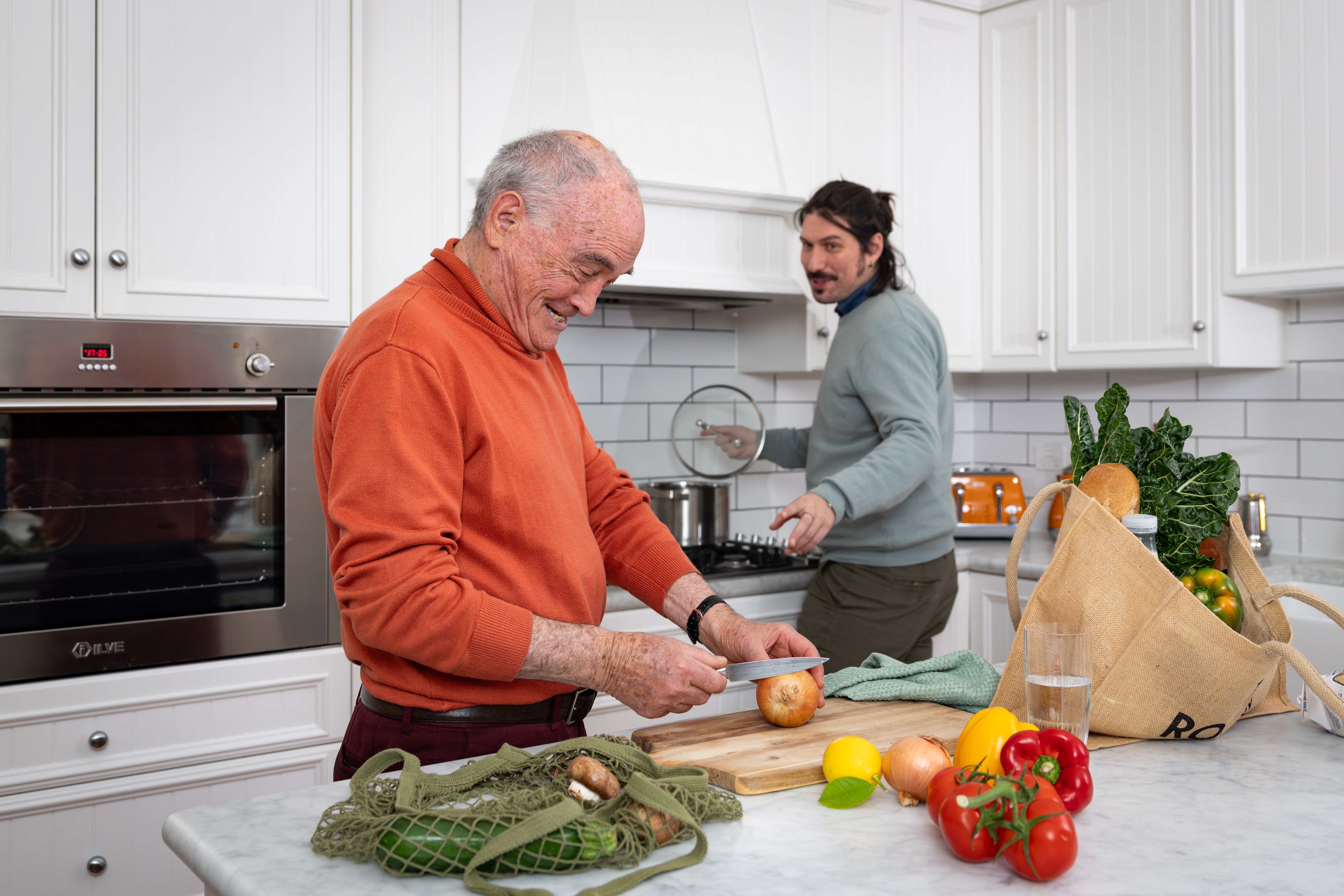 Care Manager assisting a client