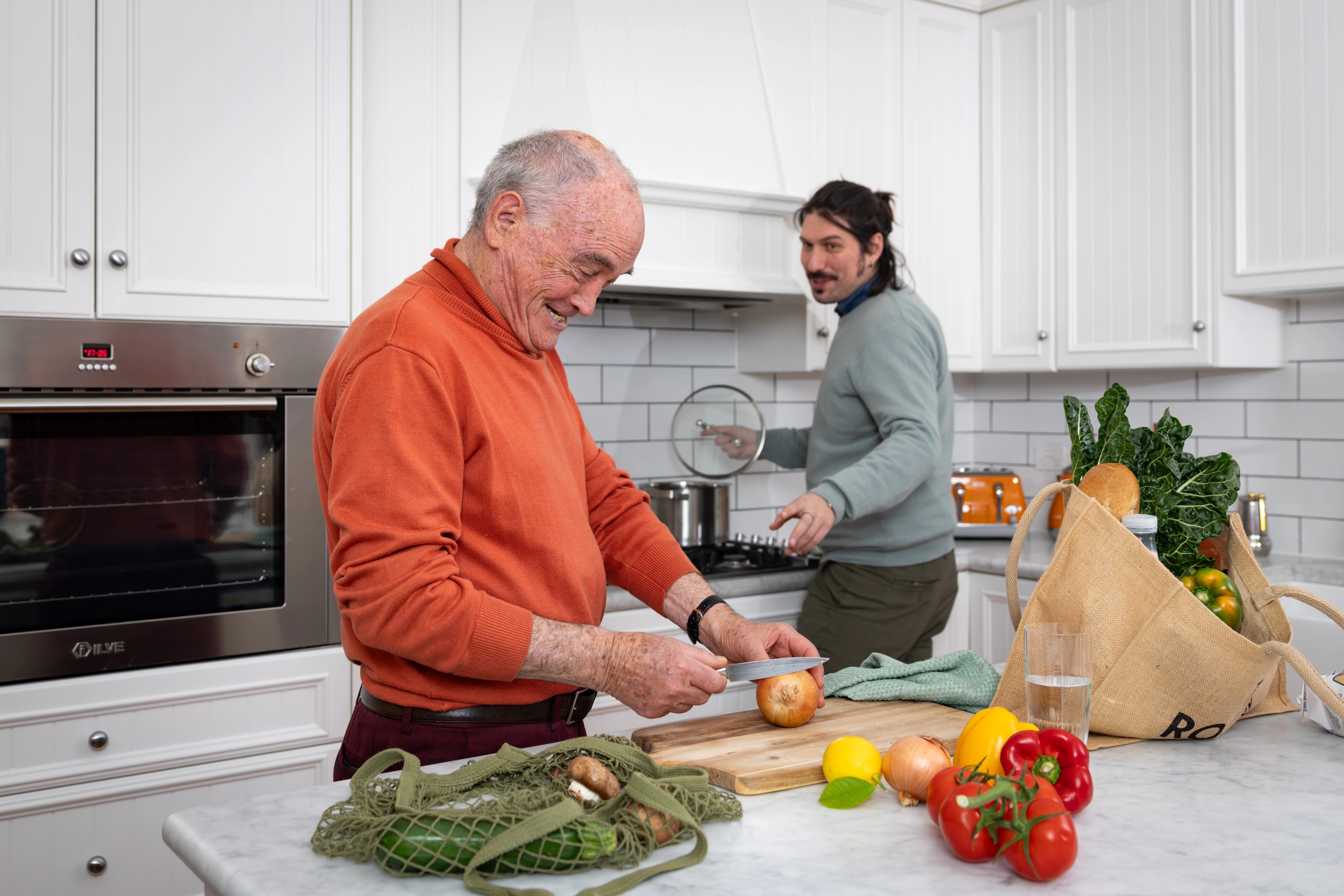 Care Manager assisting a client