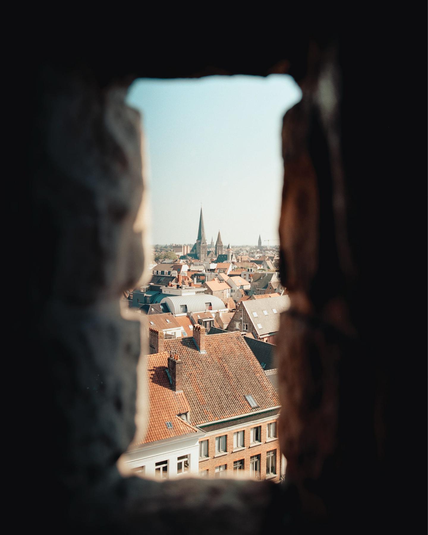 City through a wall