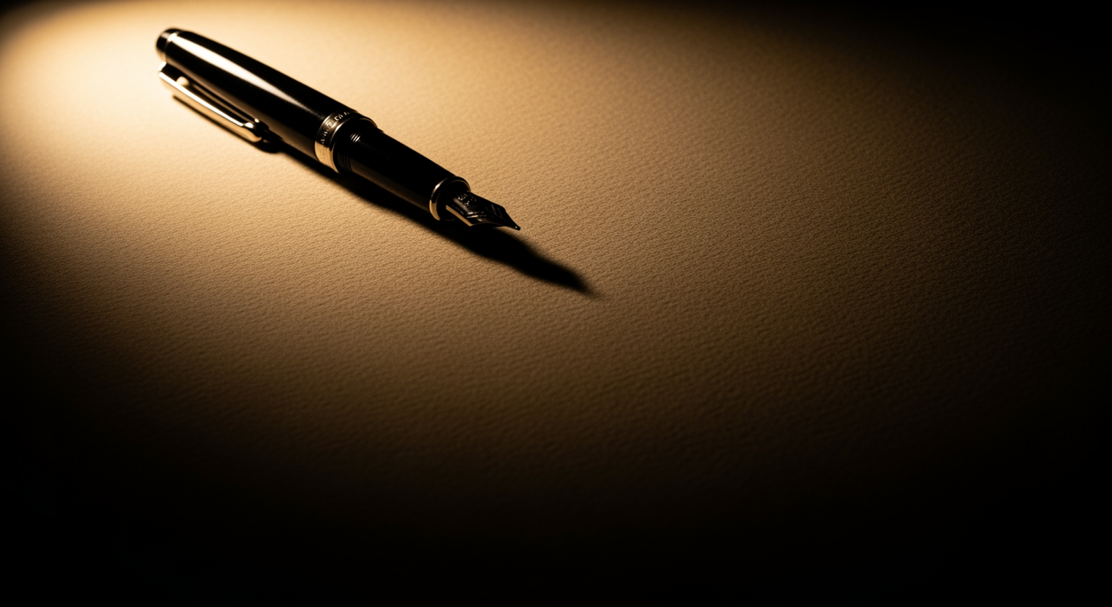 A fountain pen on blank wove paper — protocol as institutional discipline