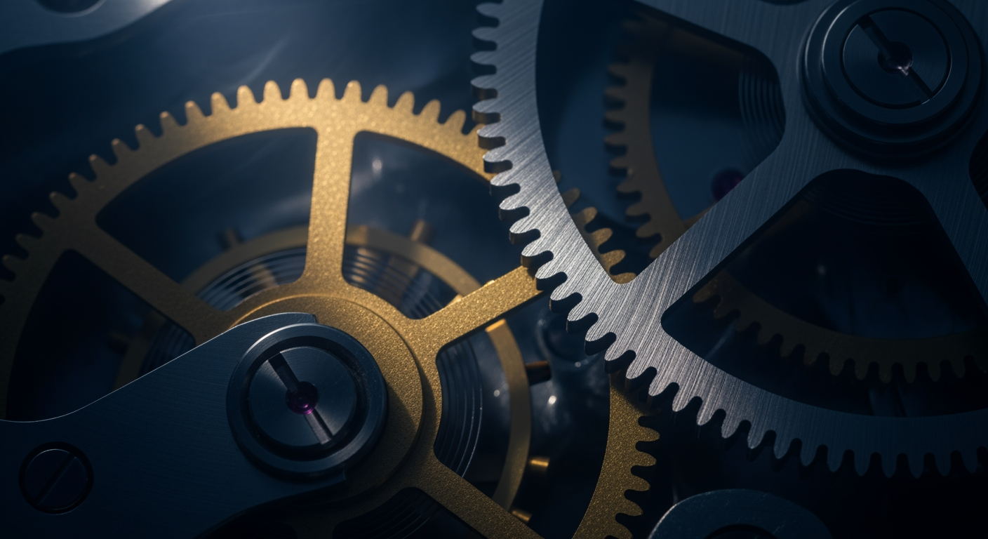 Precision-machined gears meshing — the layered anatomy of an effective spread