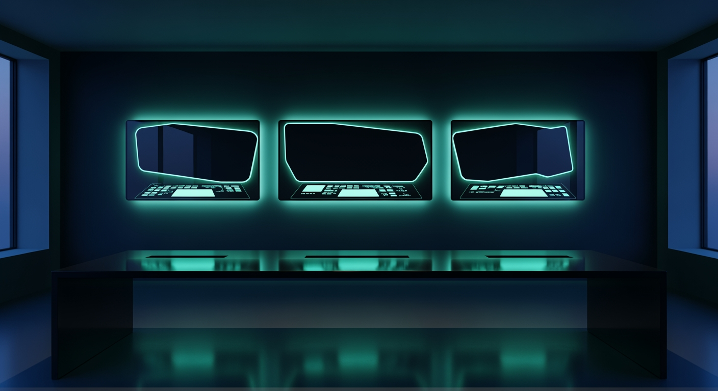 Operational control panels reflecting in a calm institutional environment — Drovix risk technology