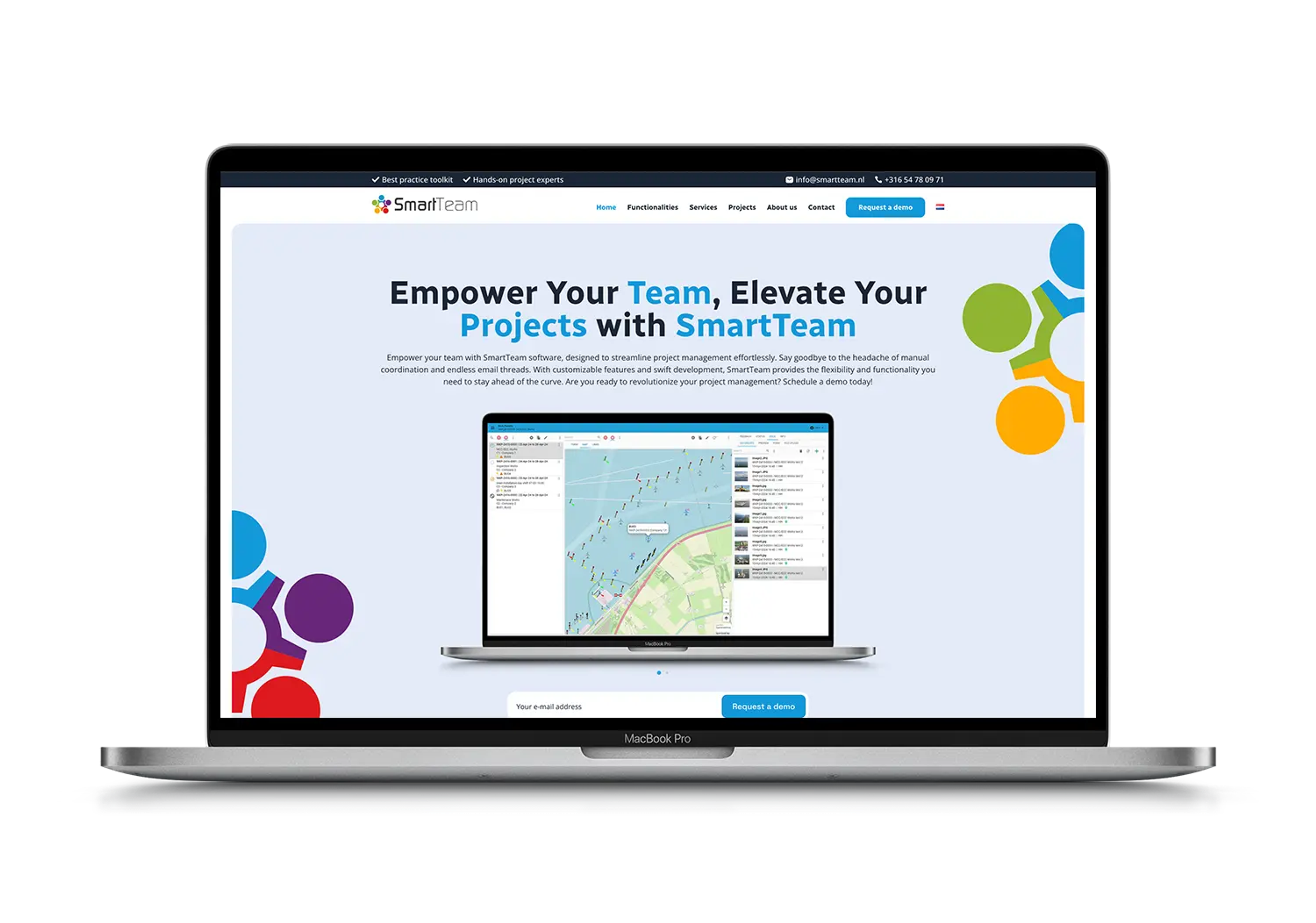 Smartteam – mockup