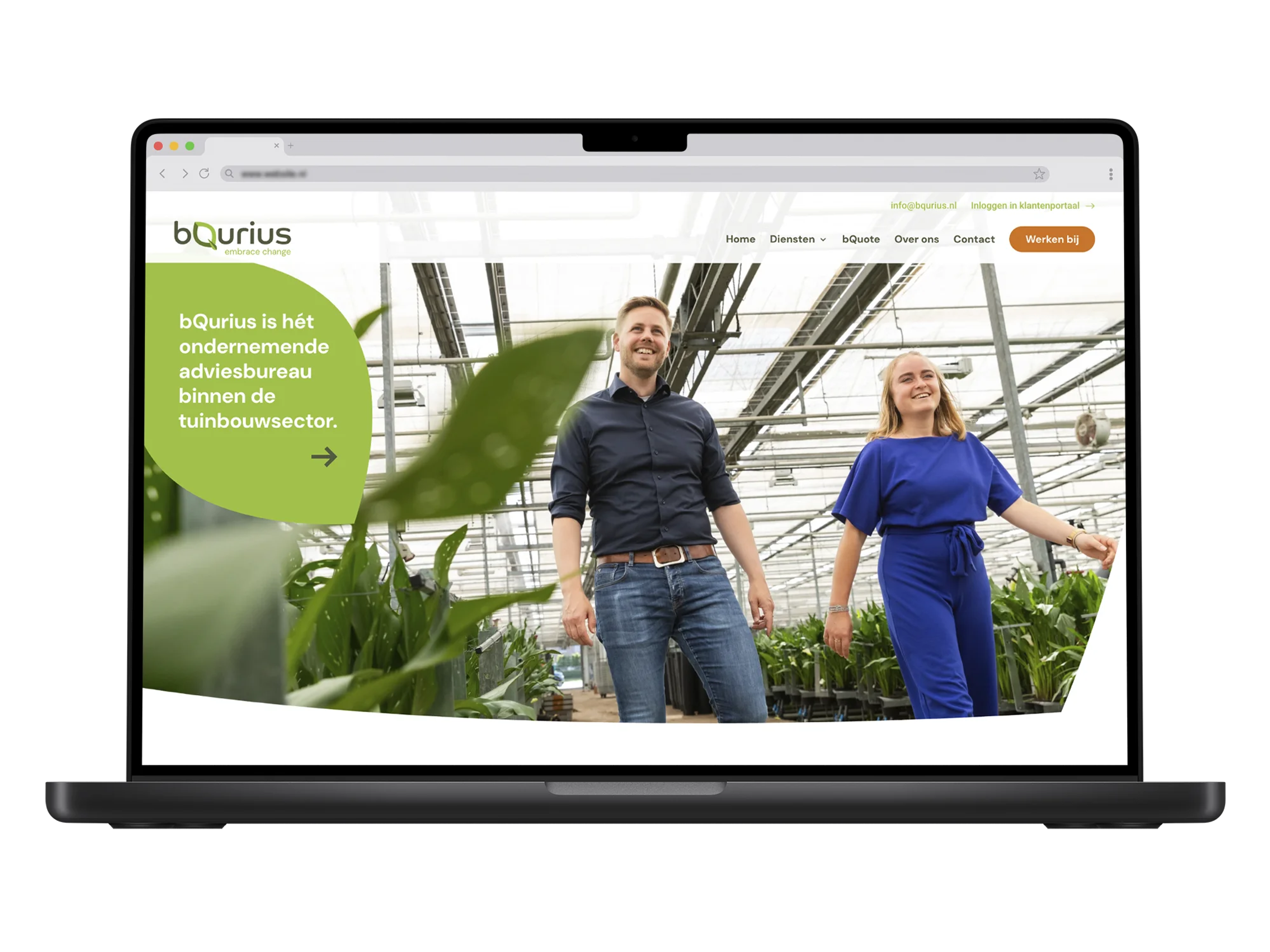 Bqurius – mockup