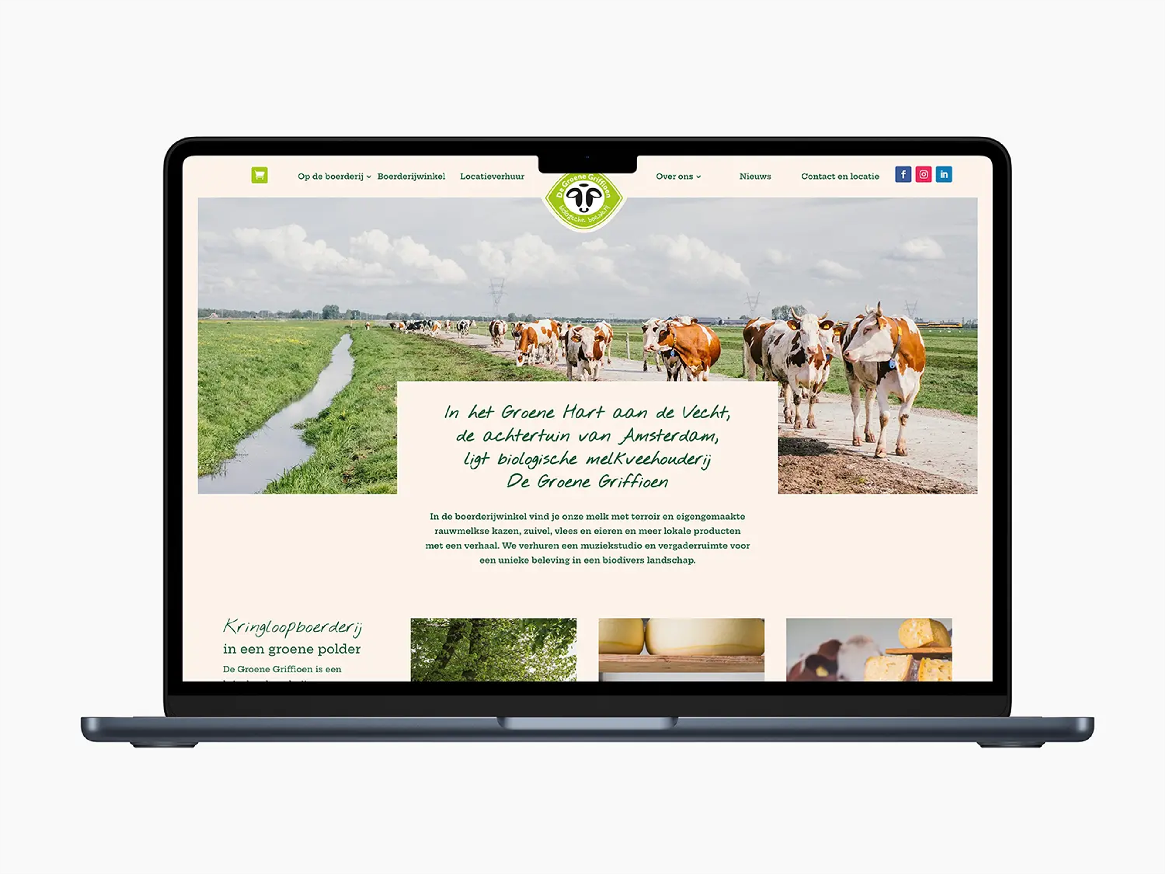 De Groene Griffioen – mockup
