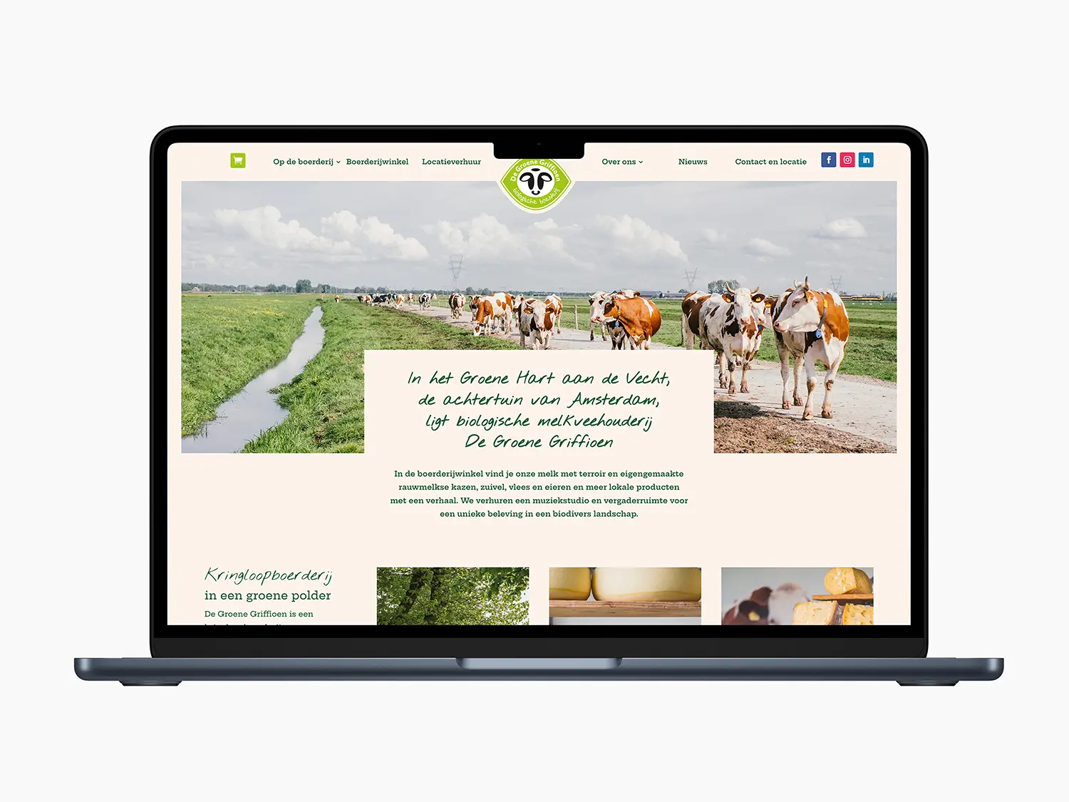 De Groene Griffioen – mockup