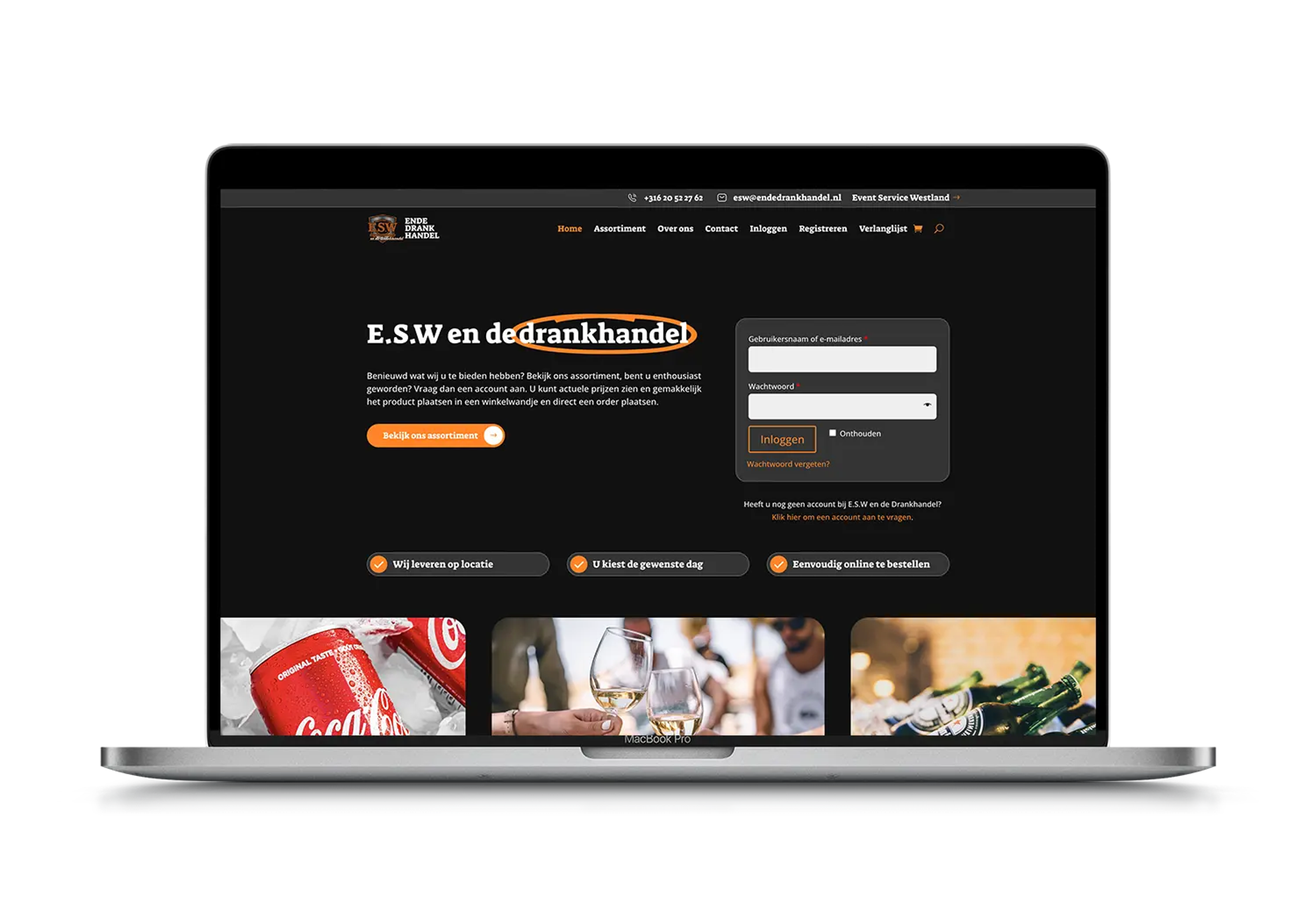 Ende Drankhandel – mockup