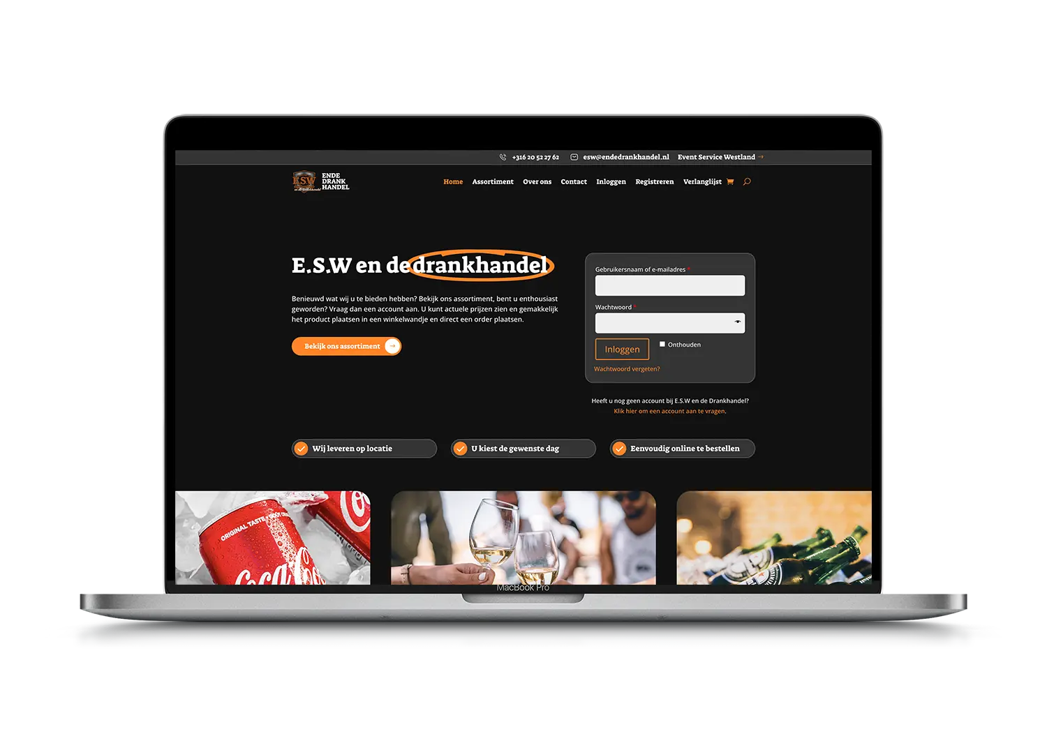 Ende Drankhandel – mockup