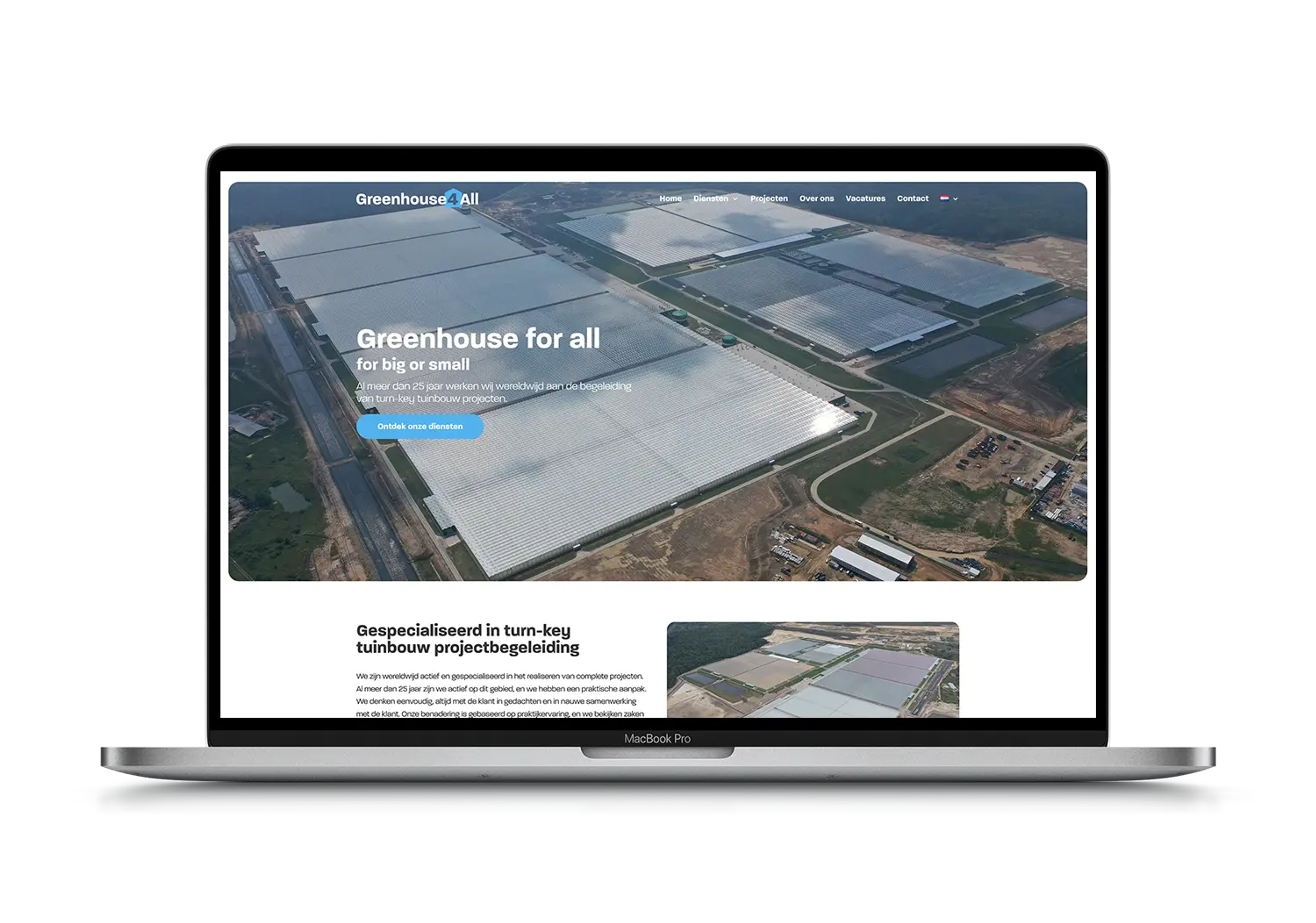 Greenhouse4all – mockup
