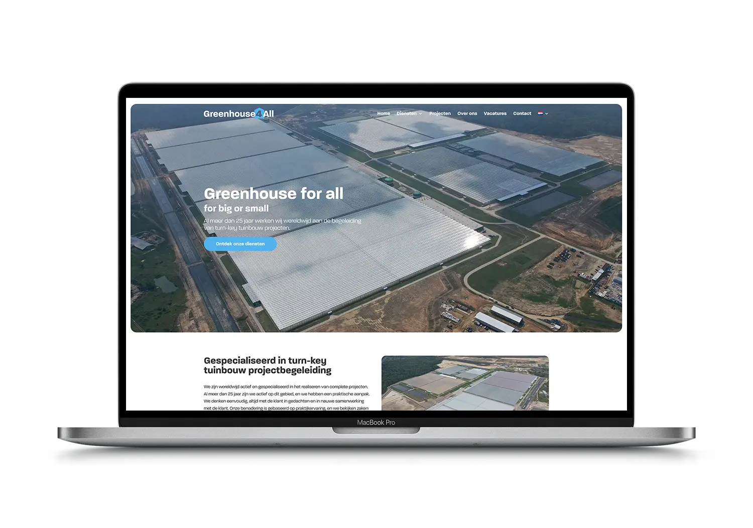 Greenhouse4all – mockup