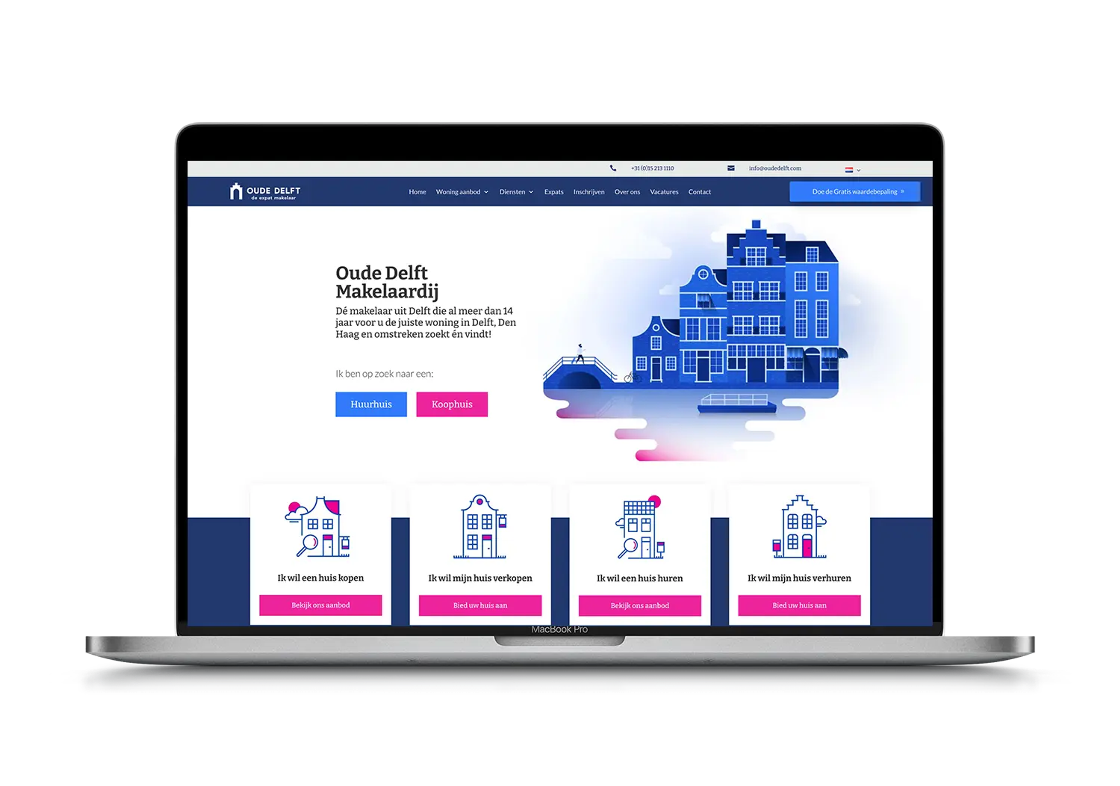 Oude Delft – mockup
