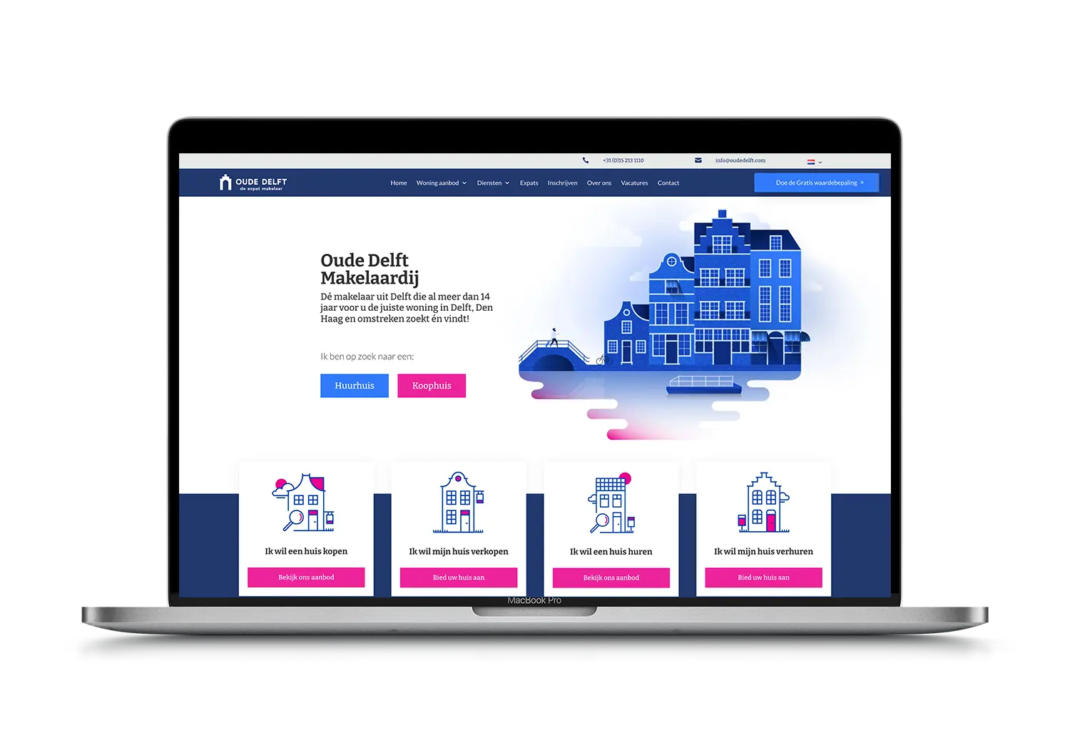 Oude Delft – mockup