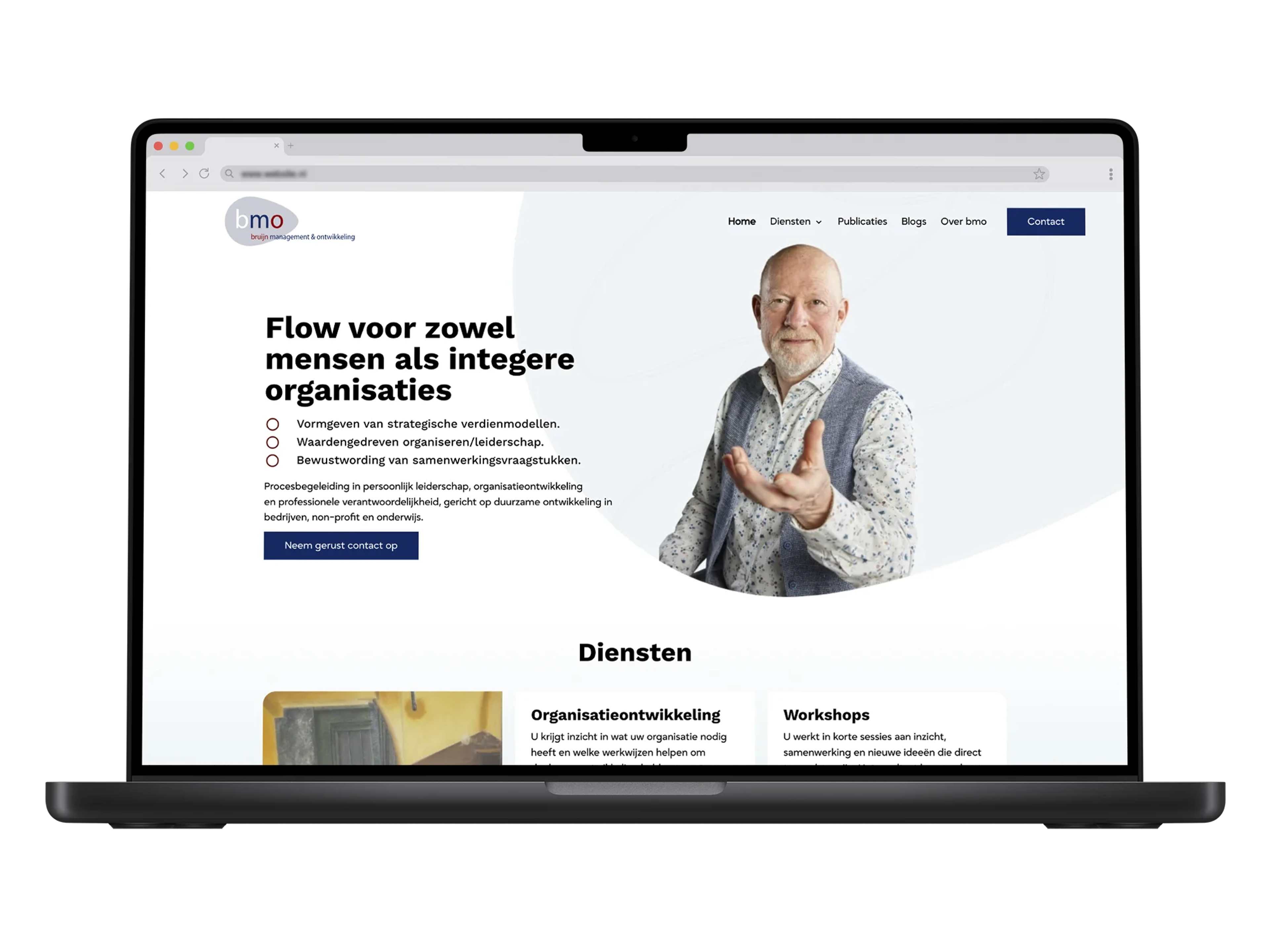 Bruijn Ontwikkeling – mockup
