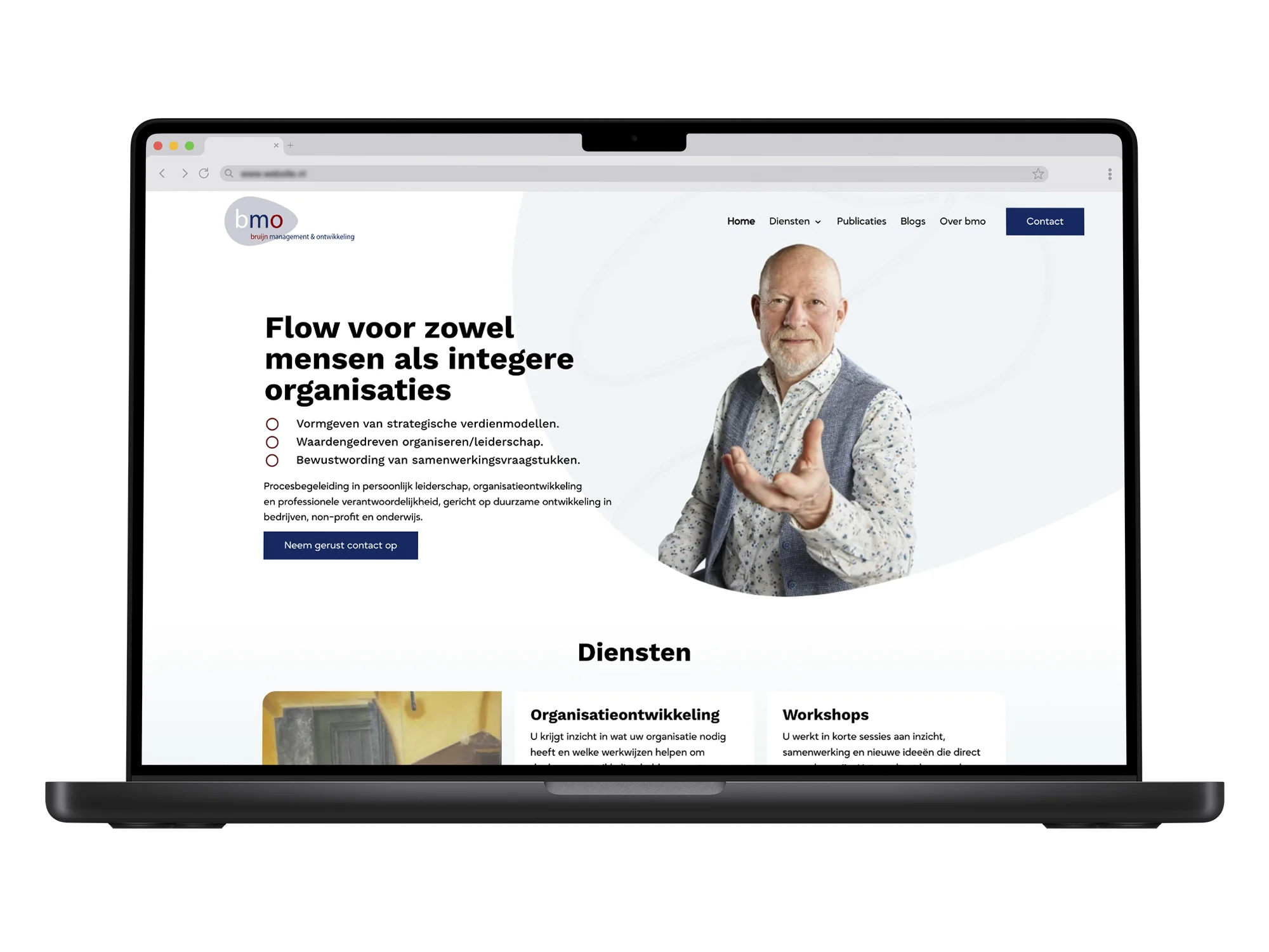 Bruijn Ontwikkeling – mockup