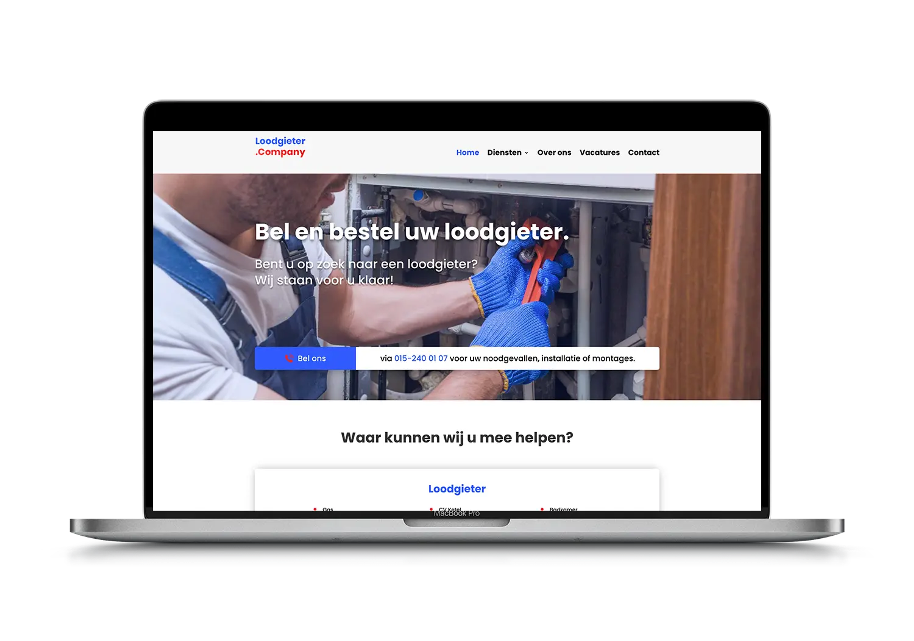 Loodgieters Company – mockup
