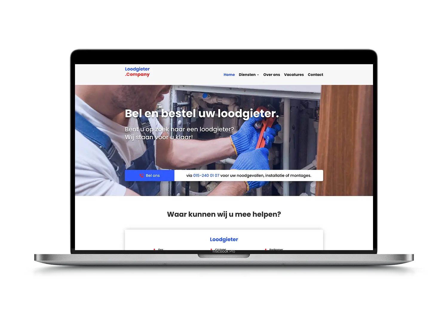Loodgieters Company – mockup