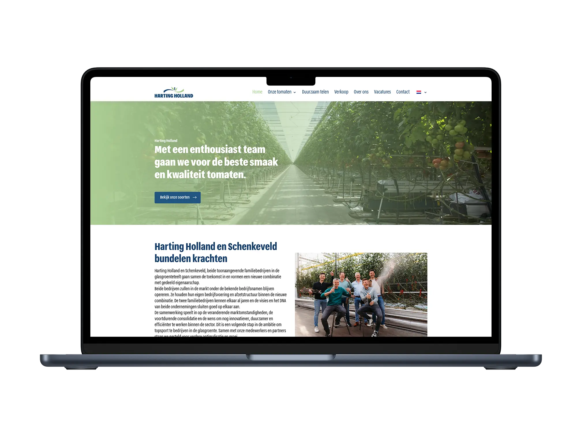 Harting Holland – mockup