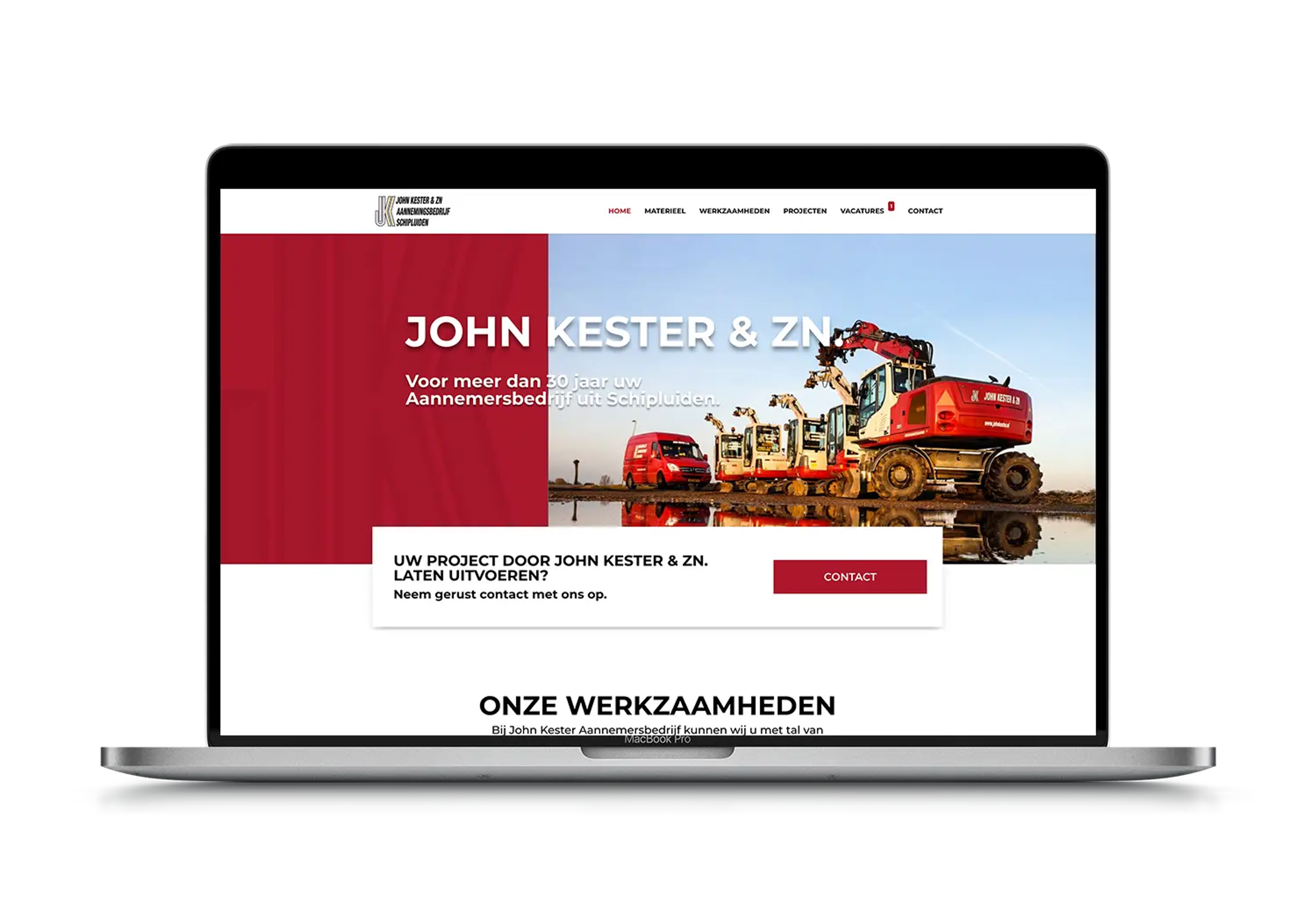 John Kester – mockup