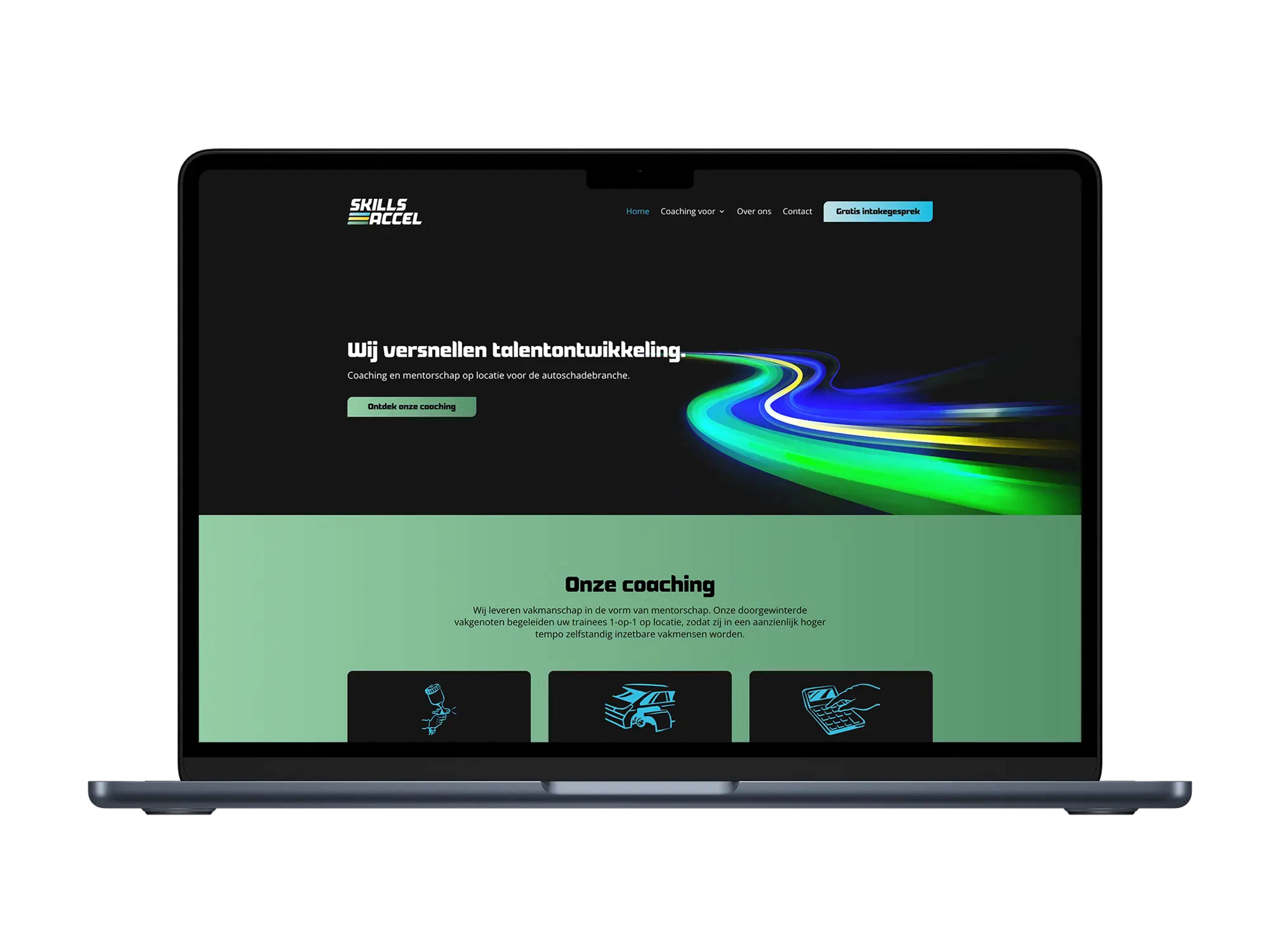 Skills Accel – mockup