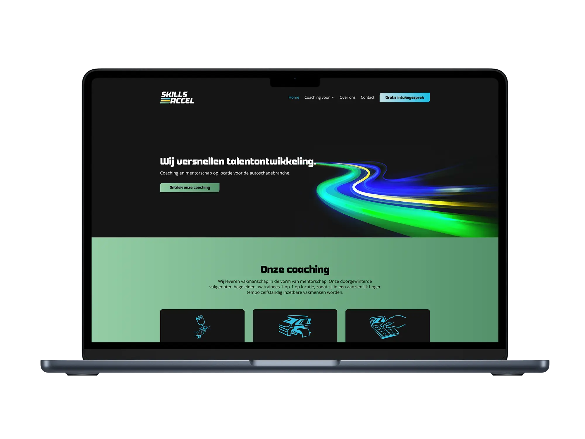 Skills Accel – mockup