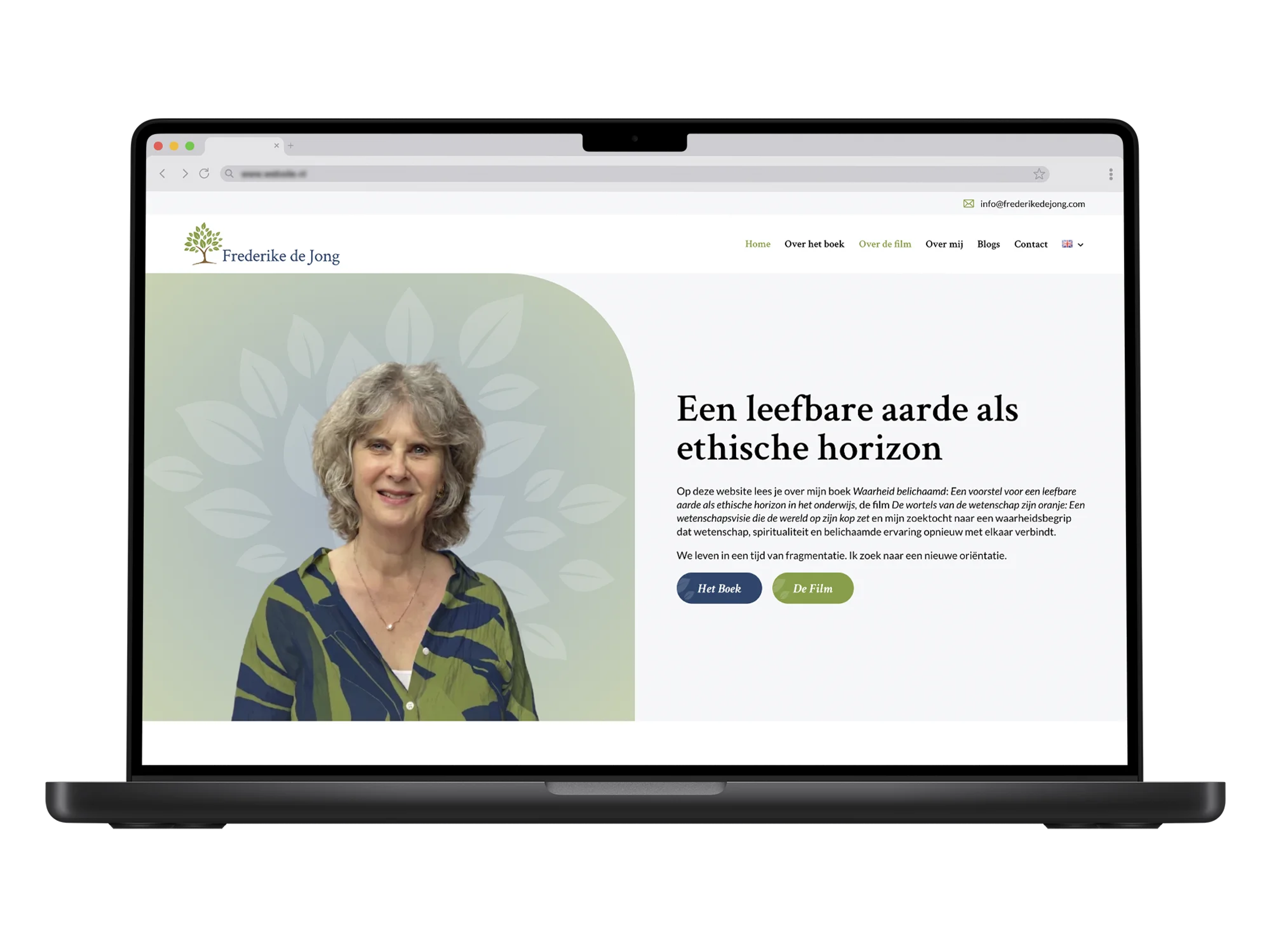 Frederike de Jong – mockup