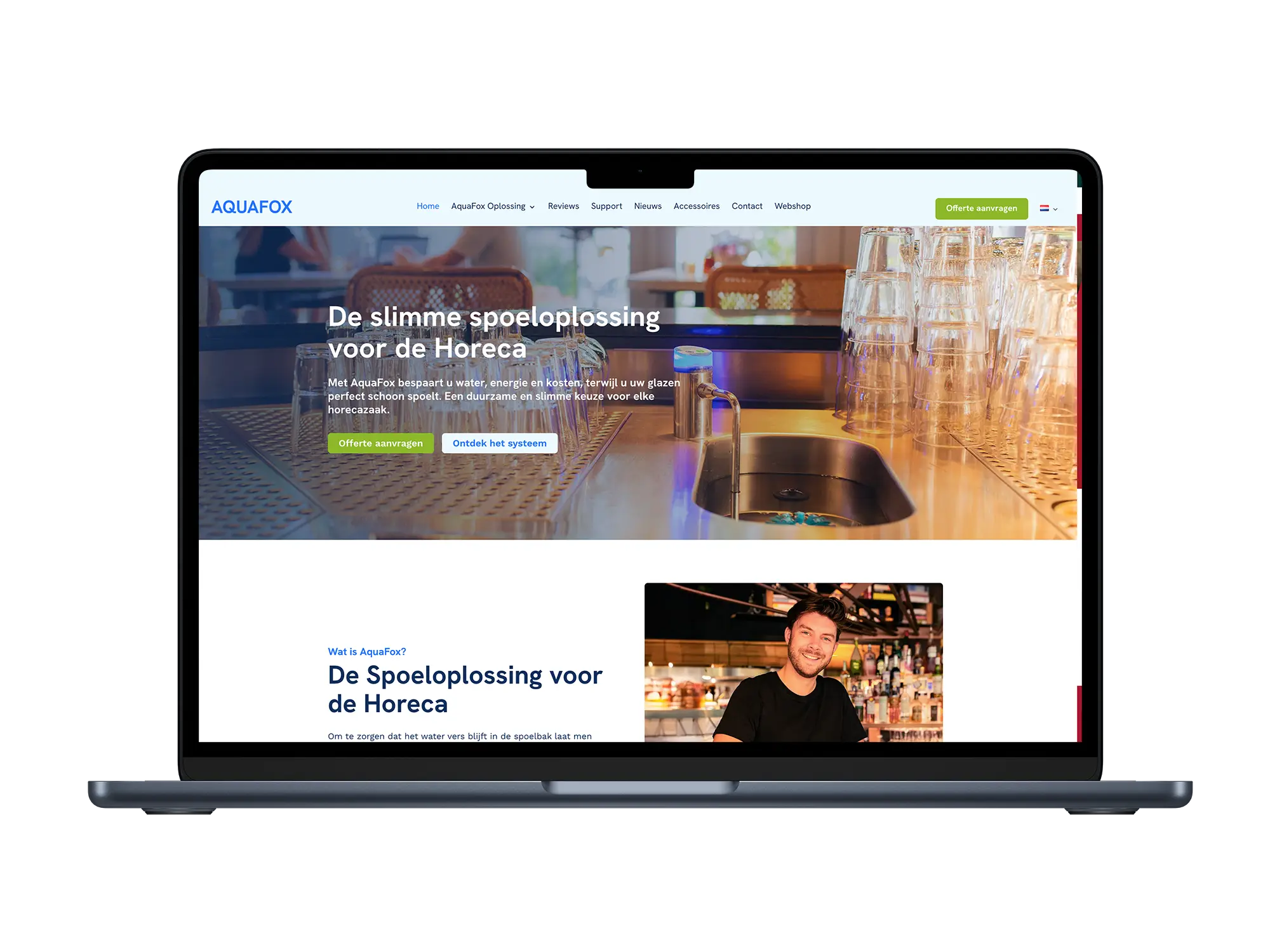 Aquafox – mockup