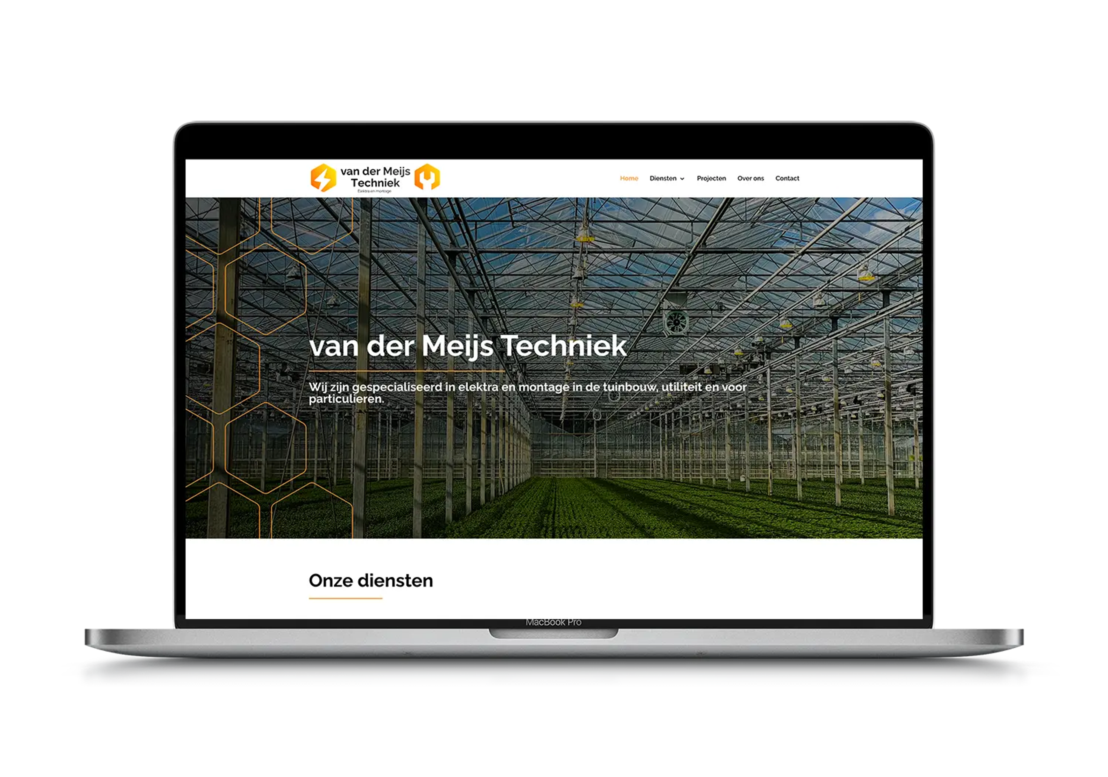 Van der Meijs Techniek – mockup