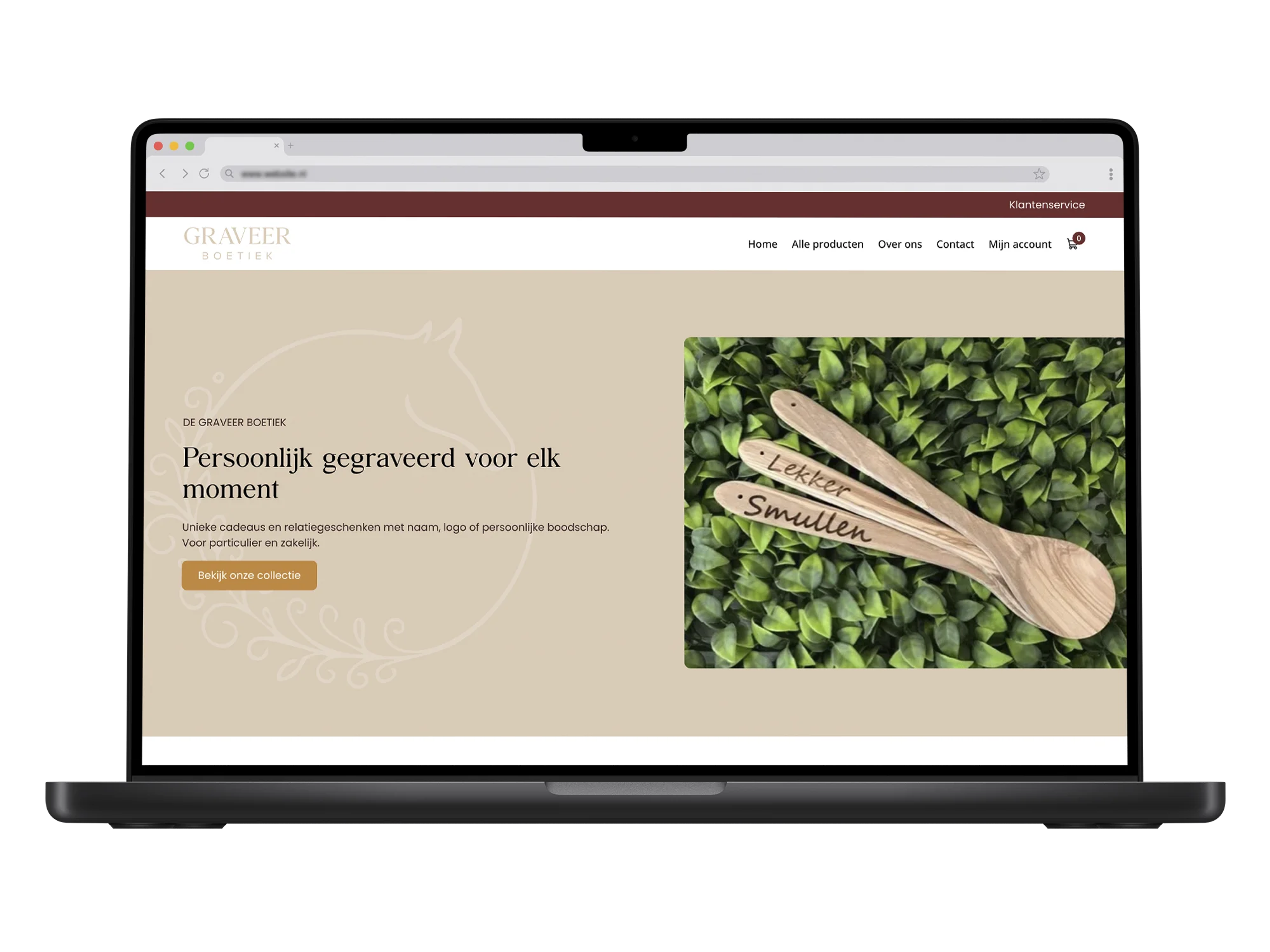 Graveerboetiek – mockup