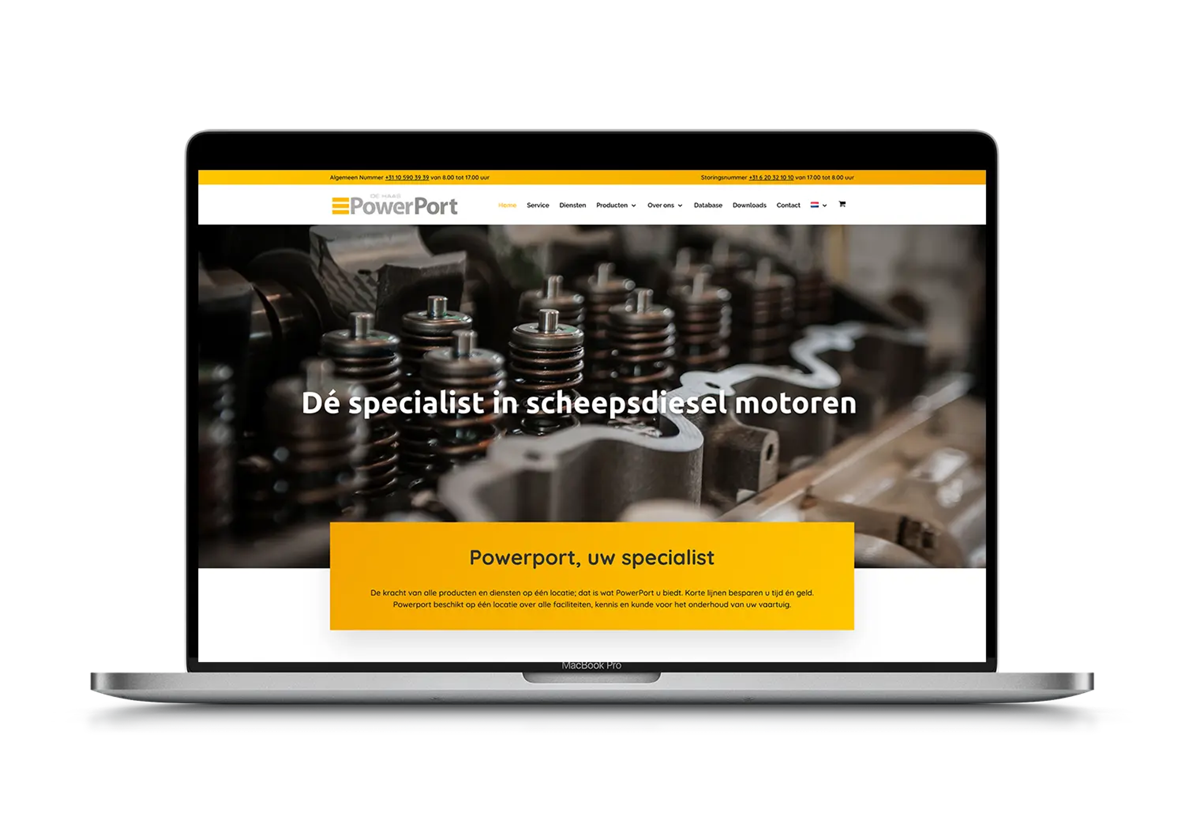Powerport – mockup