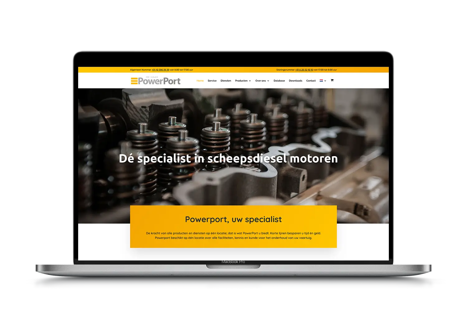 Powerport – mockup
