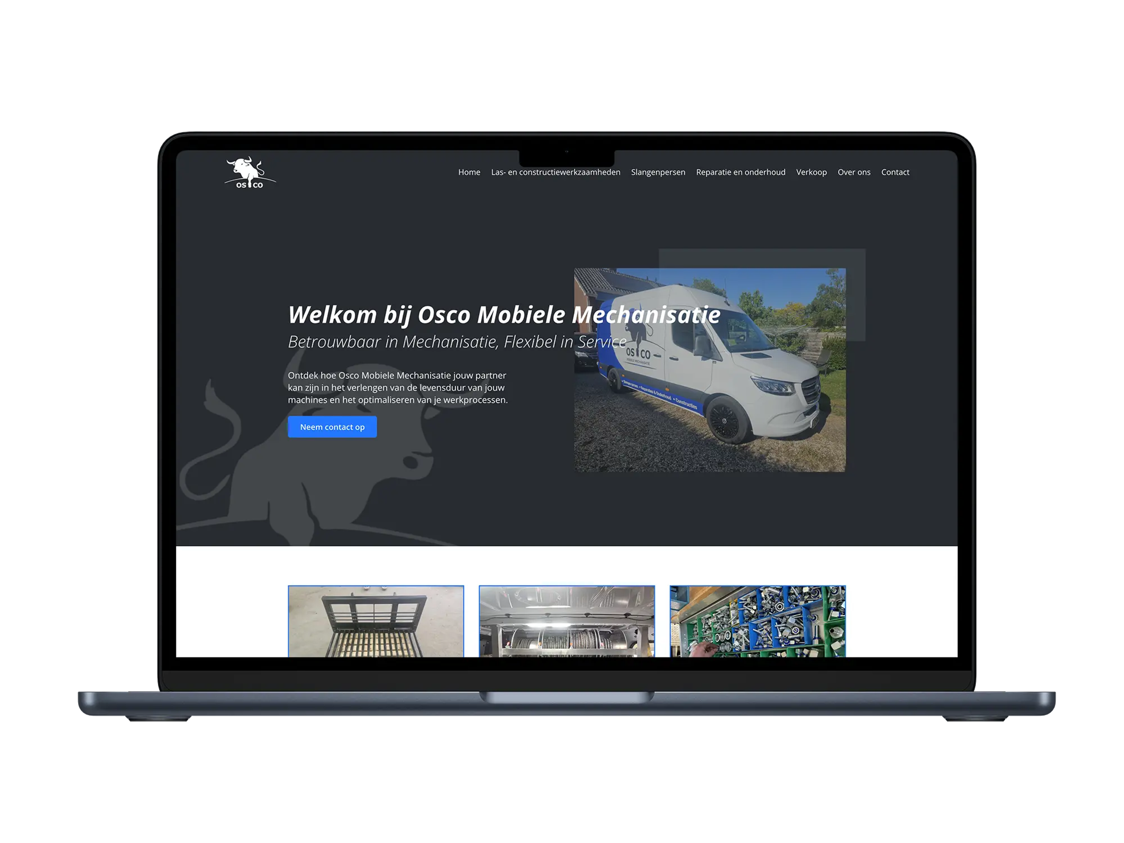 OsCo Constructies – mockup