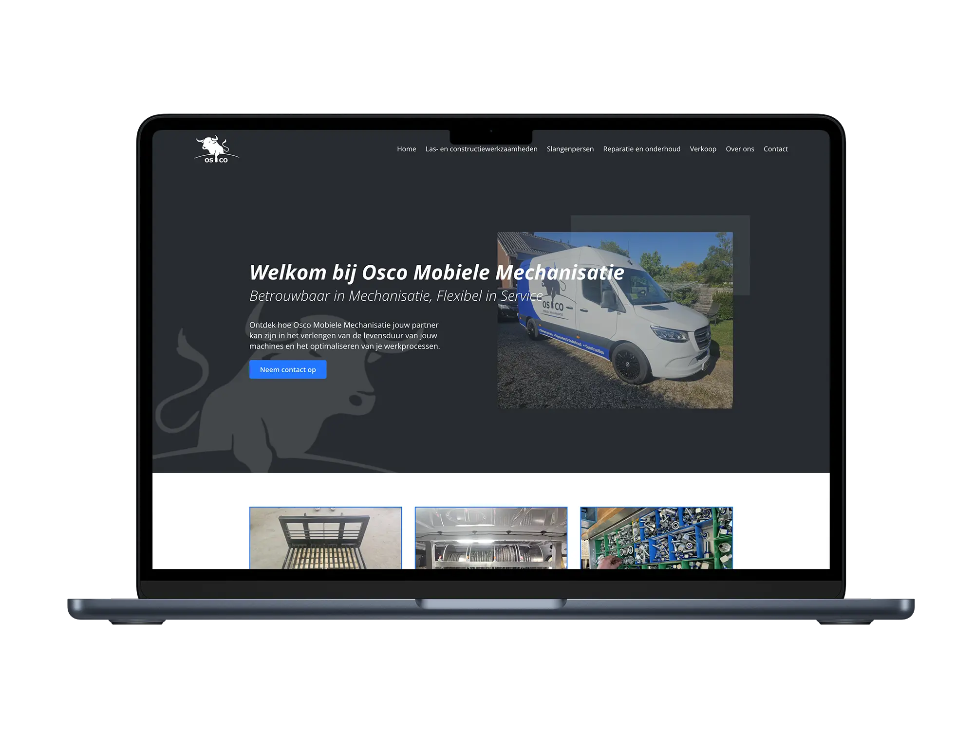 OsCo Constructies – mockup