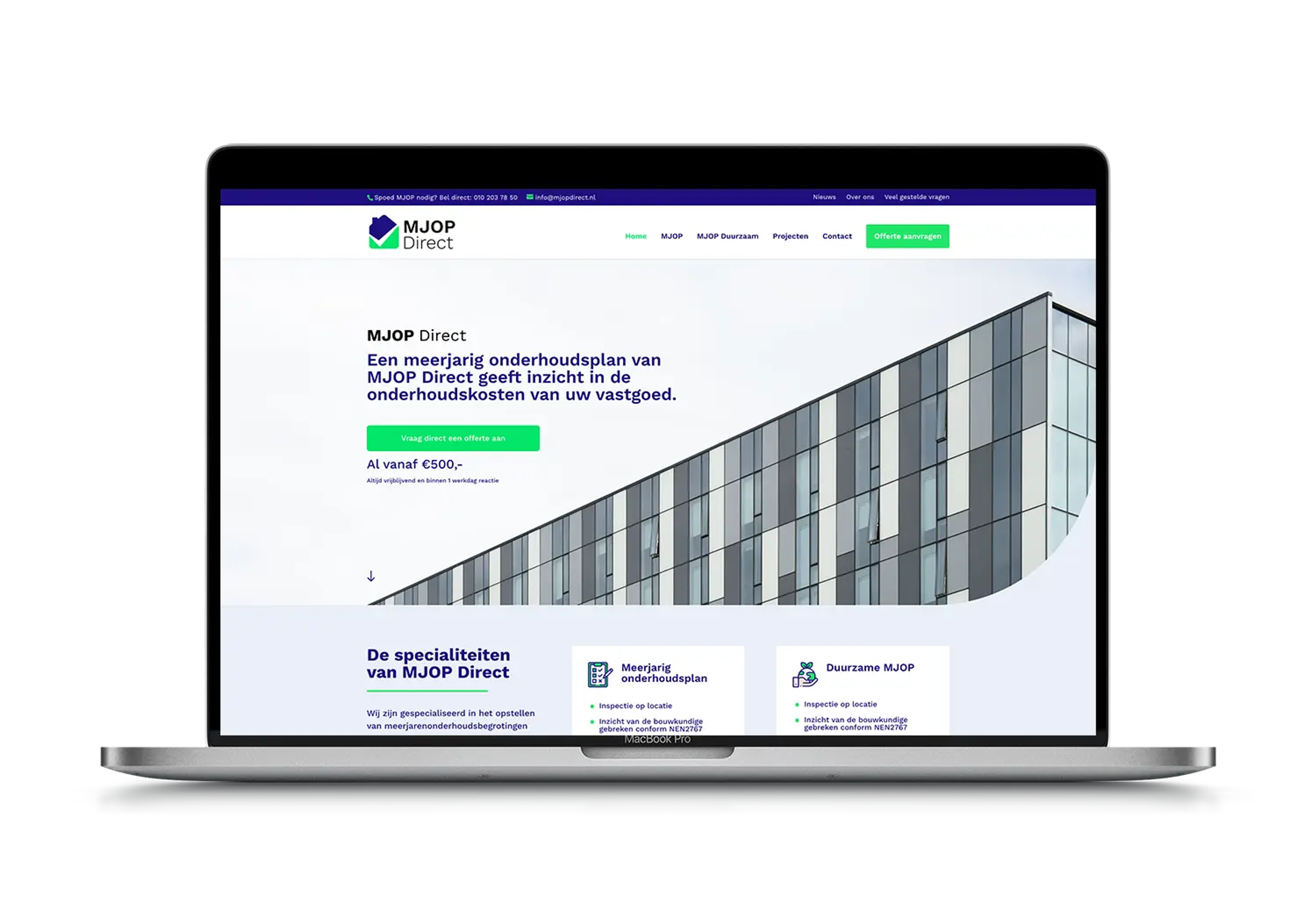 MJOP Direct – mockup