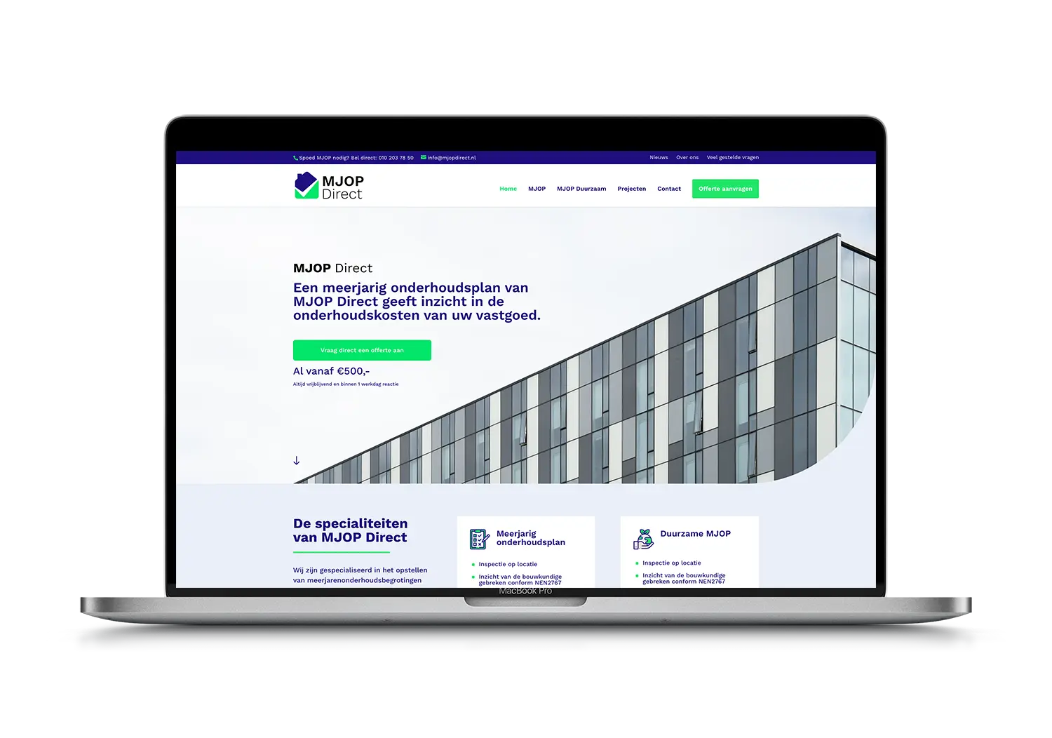 MJOP Direct – mockup