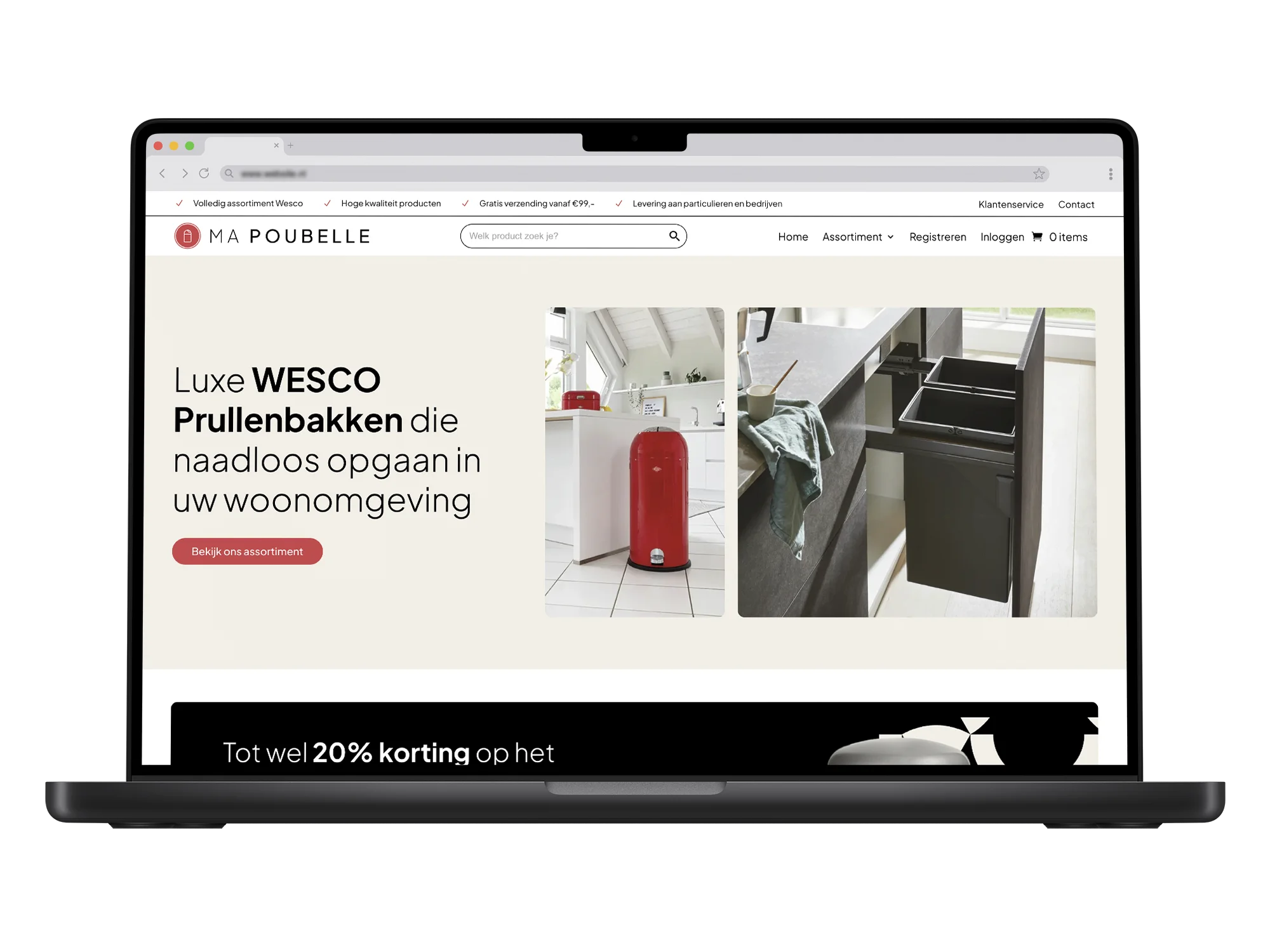 Ma Poubelle – mockup