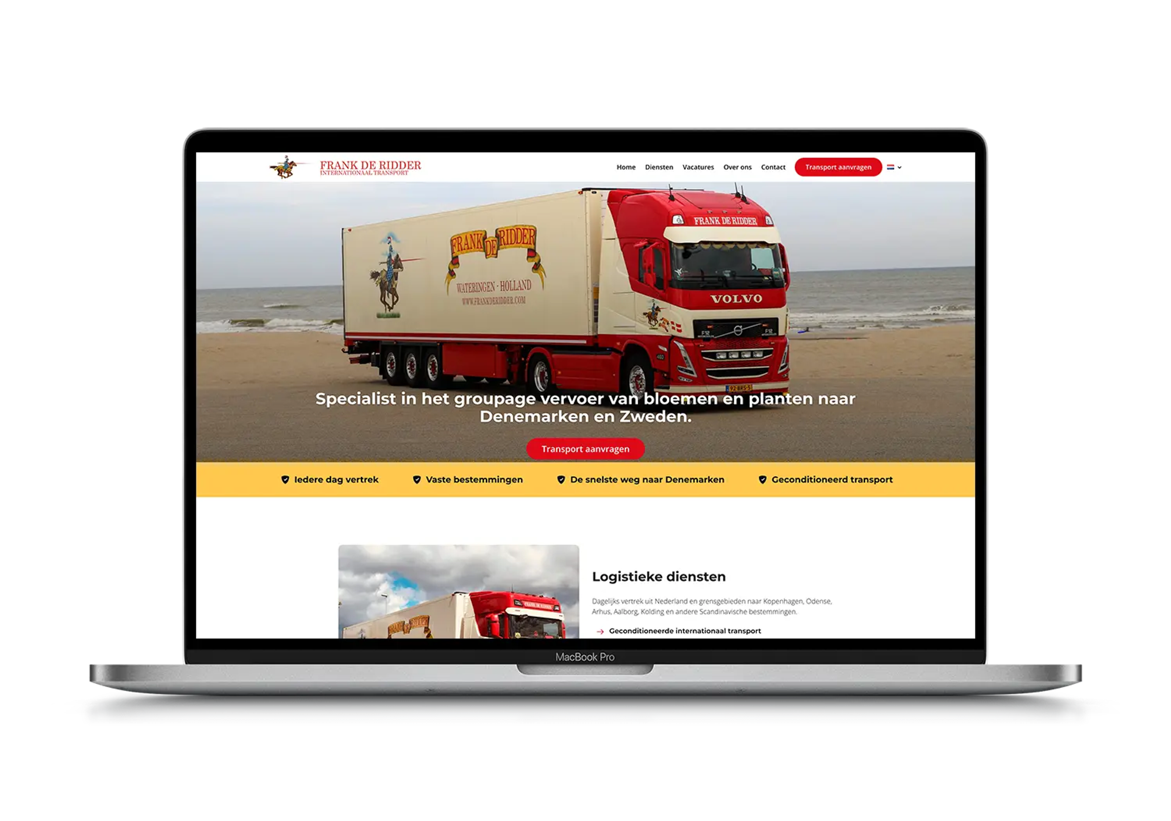 Frank de Ridder – mockup