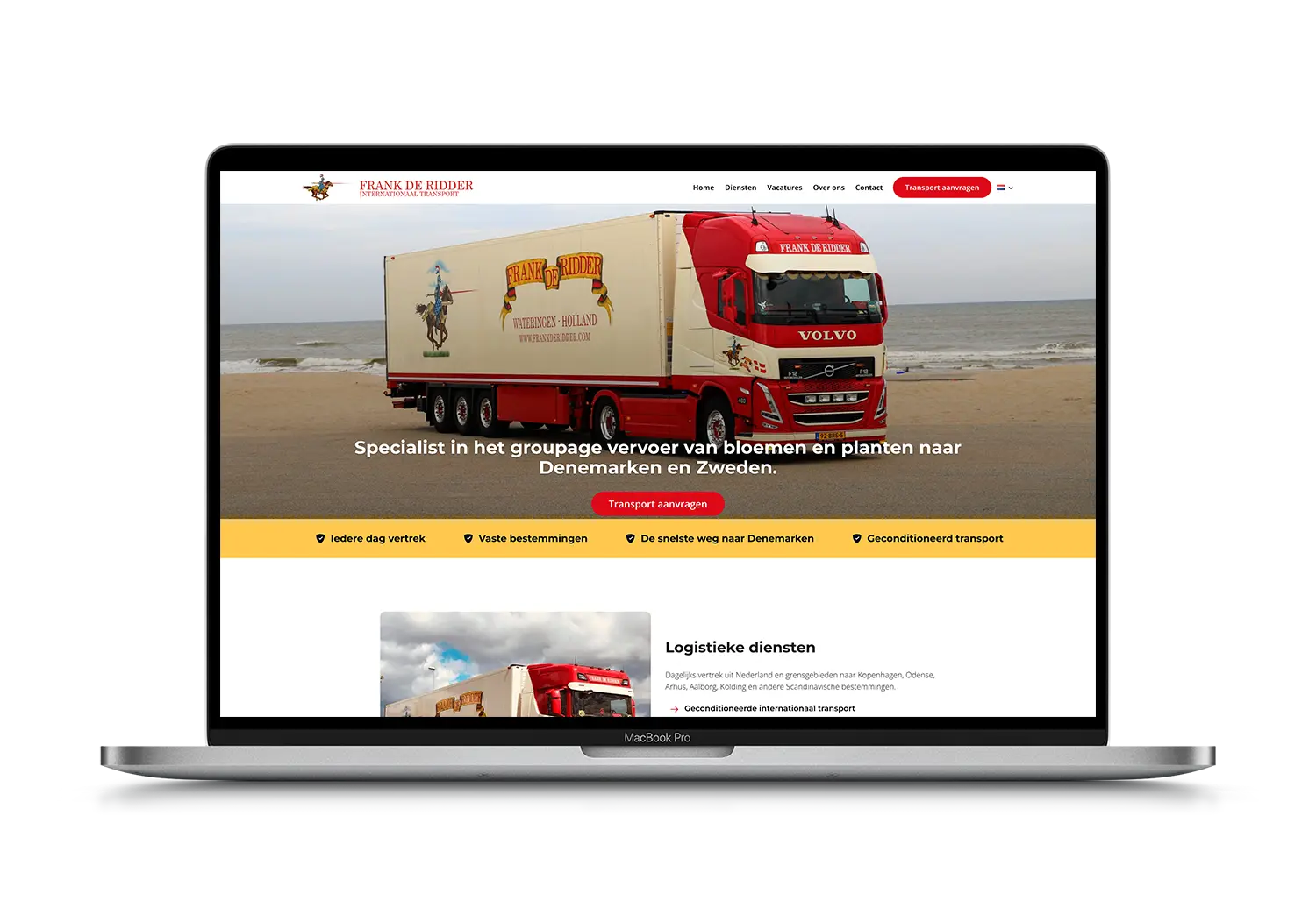 Frank de Ridder – mockup