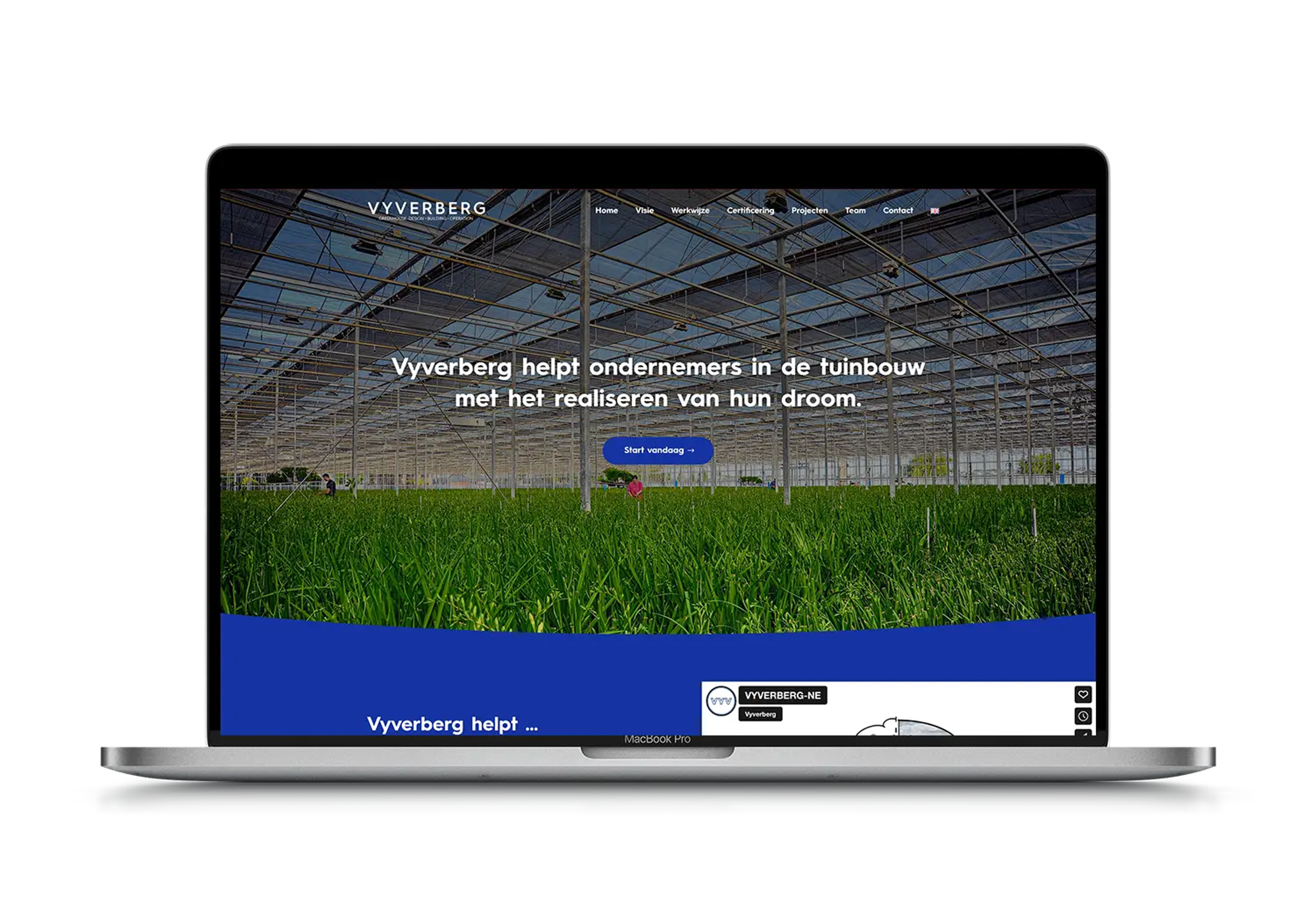 Vyverberg – mockup