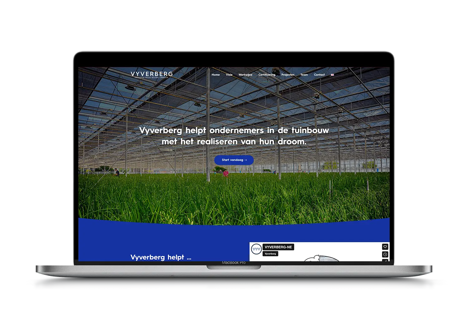 Vyverberg – mockup