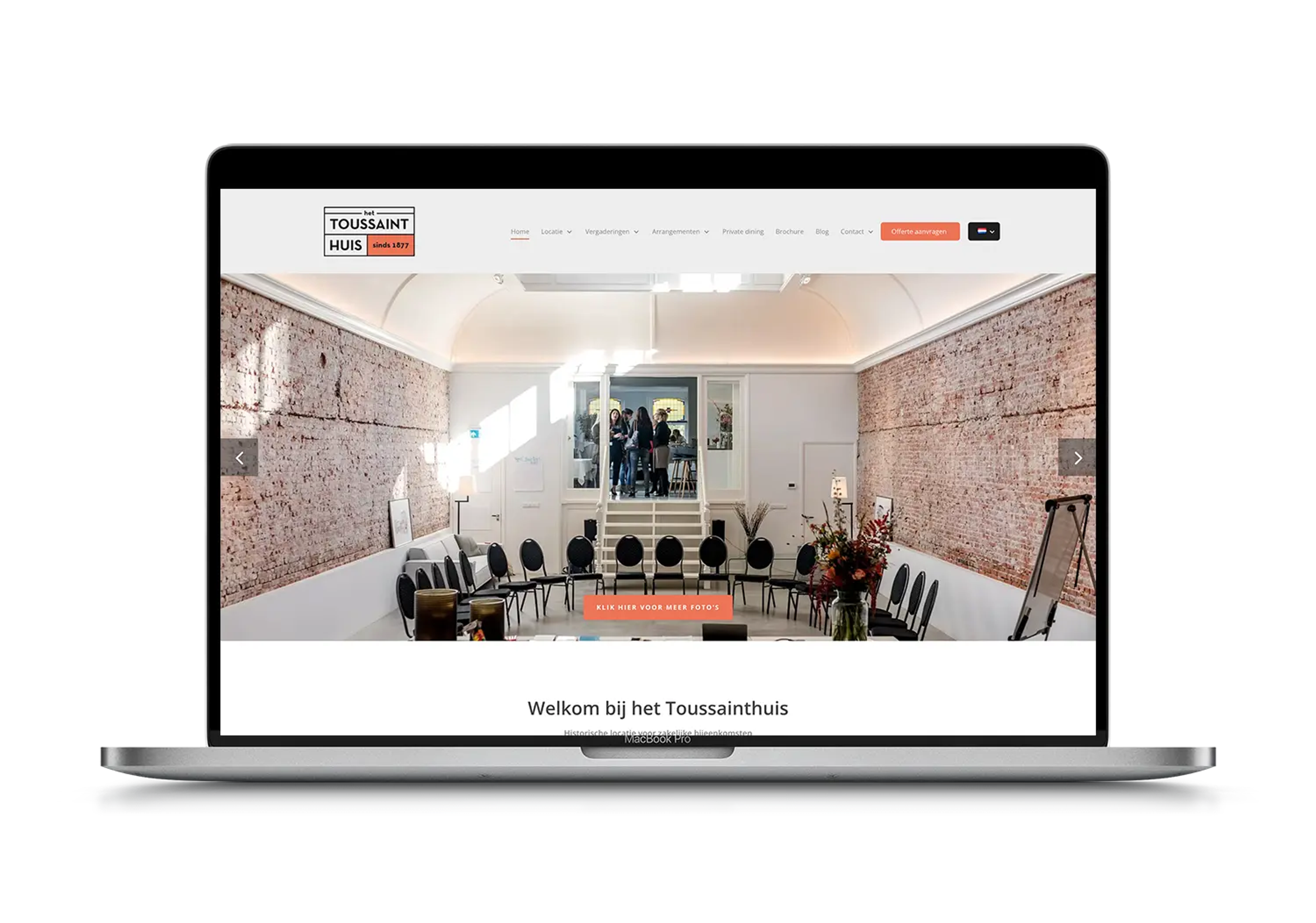 Toussaint Huis – mockup