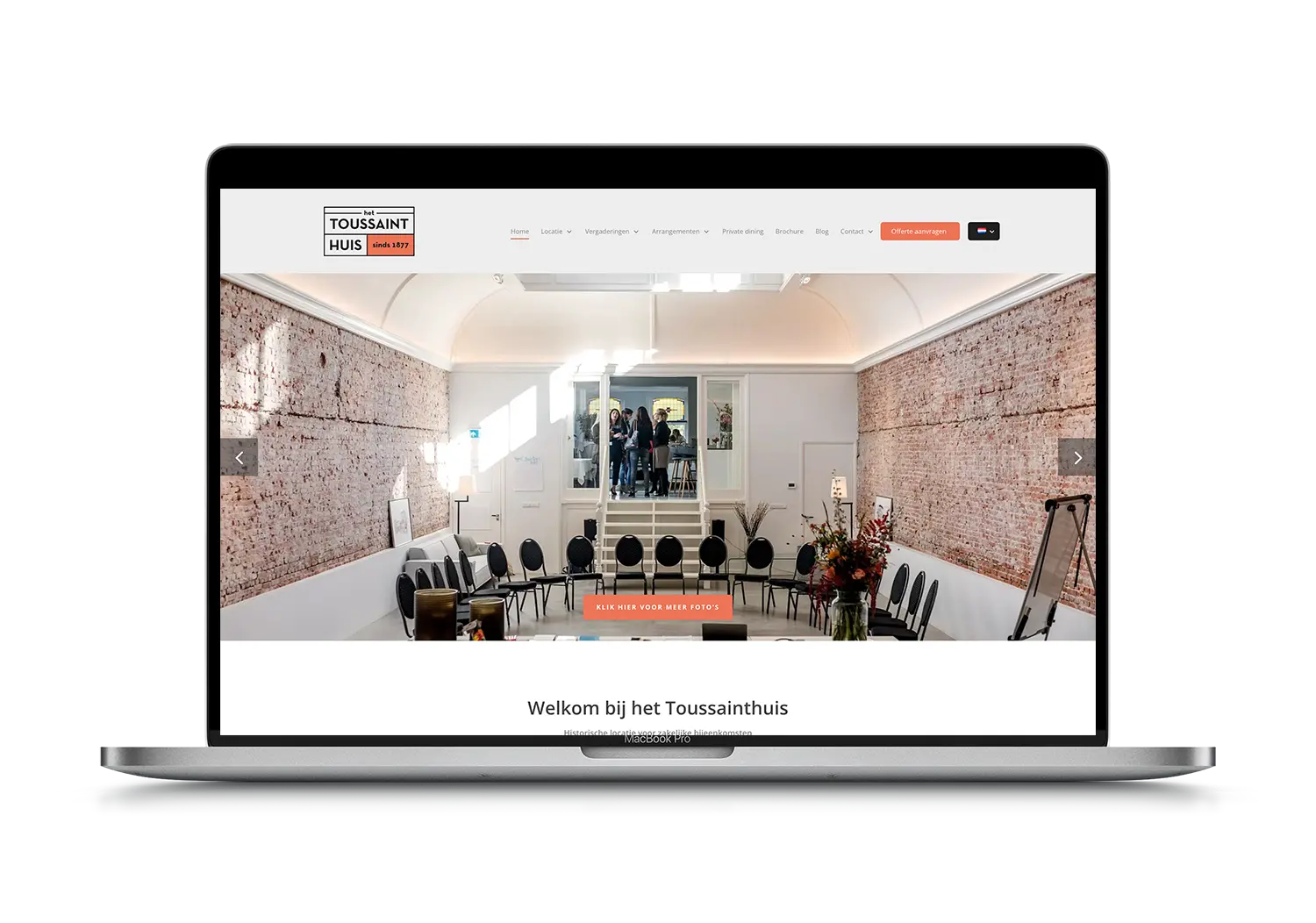 Toussaint Huis – mockup