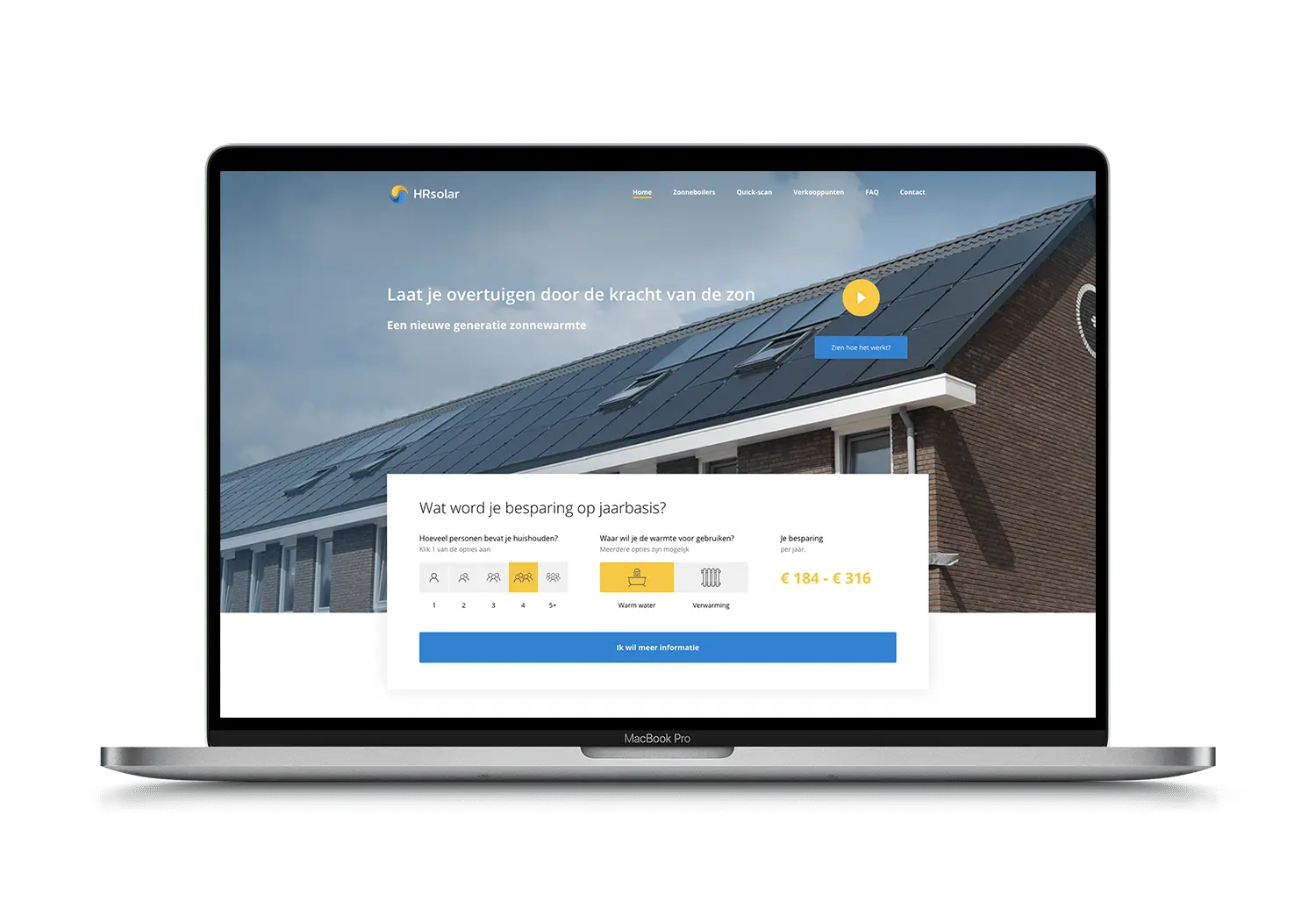 HRsolar – mockup