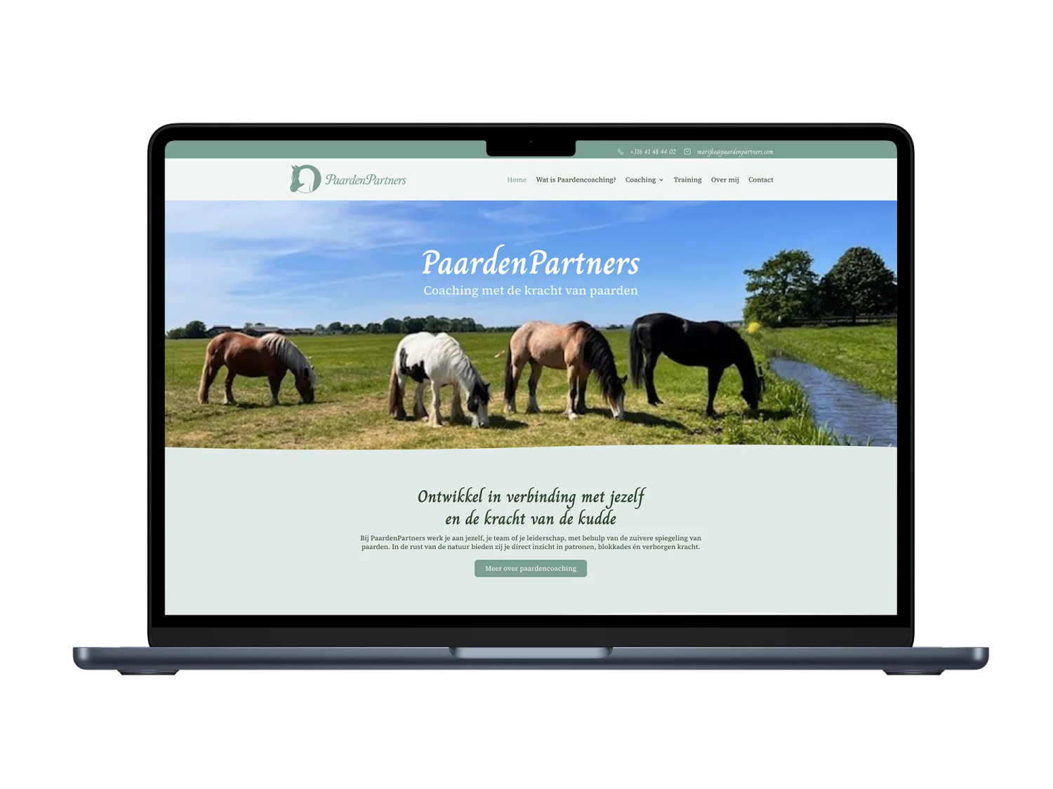 Paarden Partners – mockup