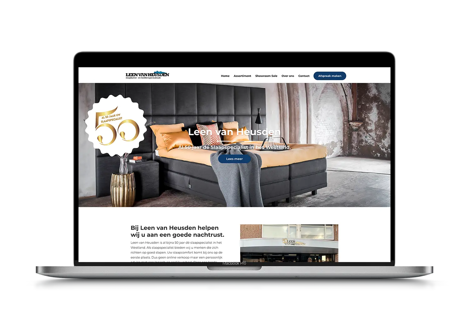 Leen van Heusden – mockup