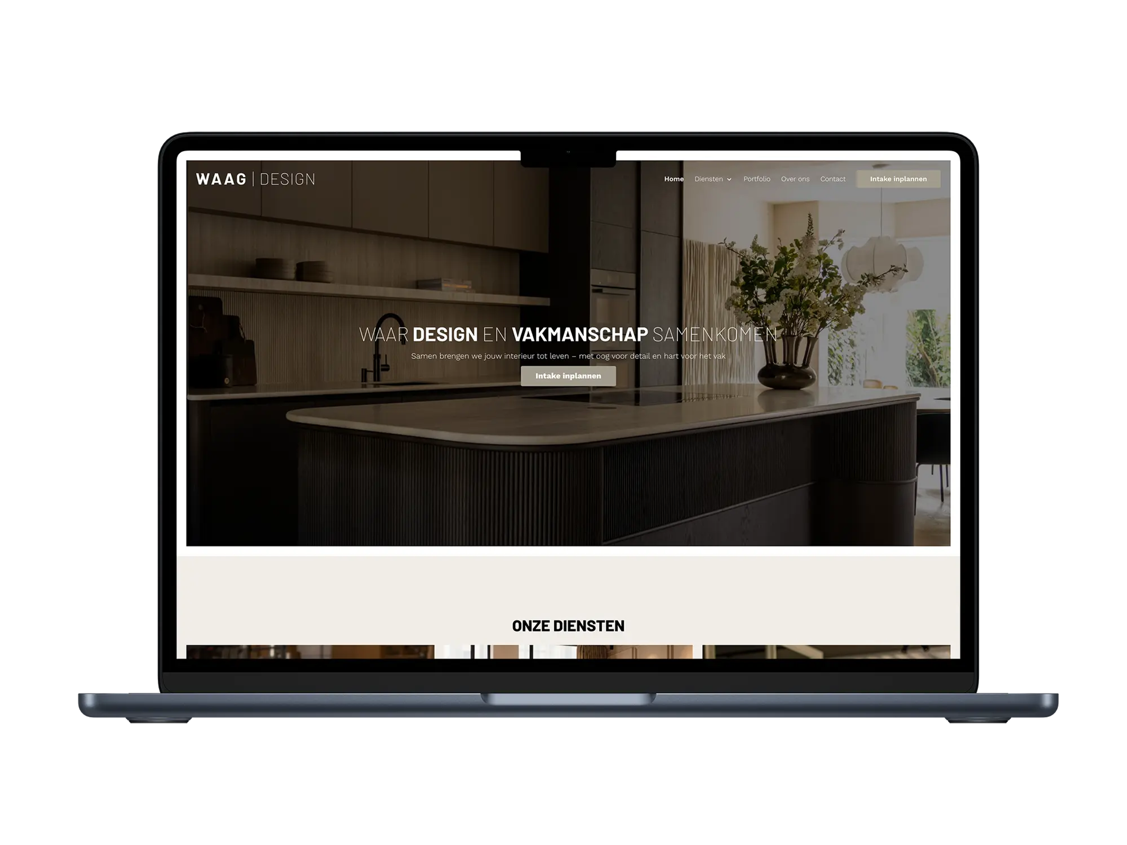 Waag Design – mockup