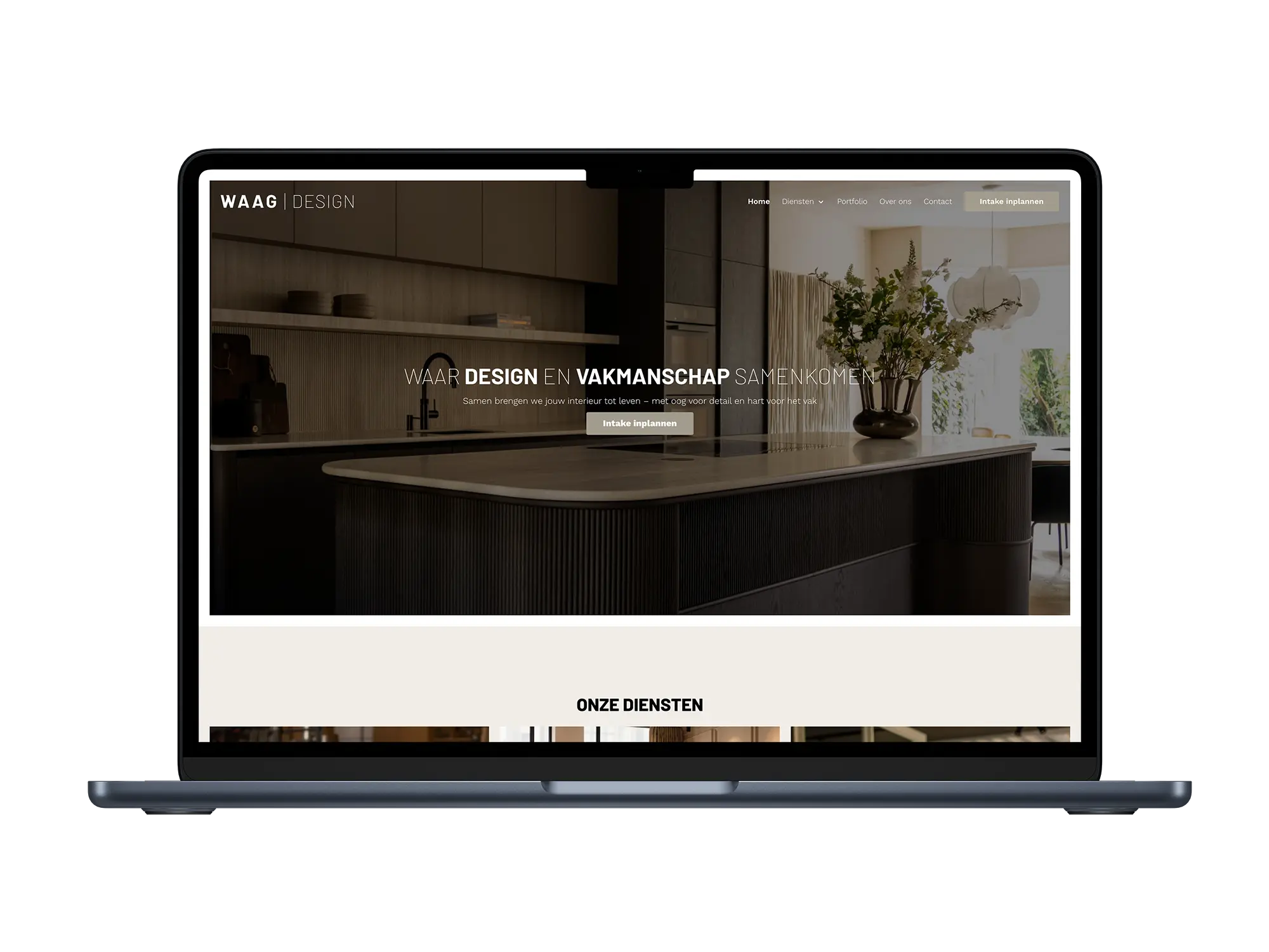 Waag Design – mockup