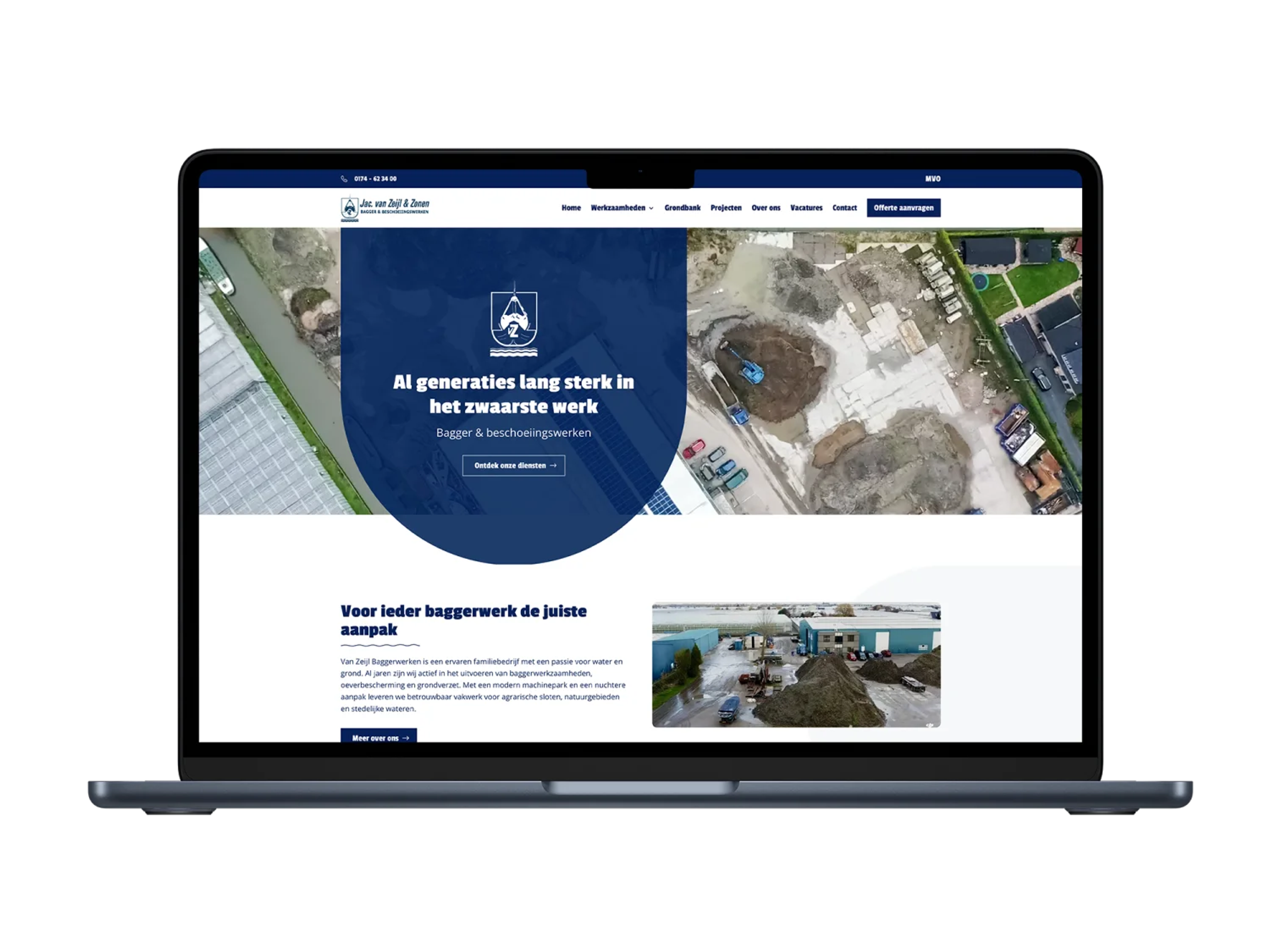 Jac. van Zeijl & Zonen – mockup