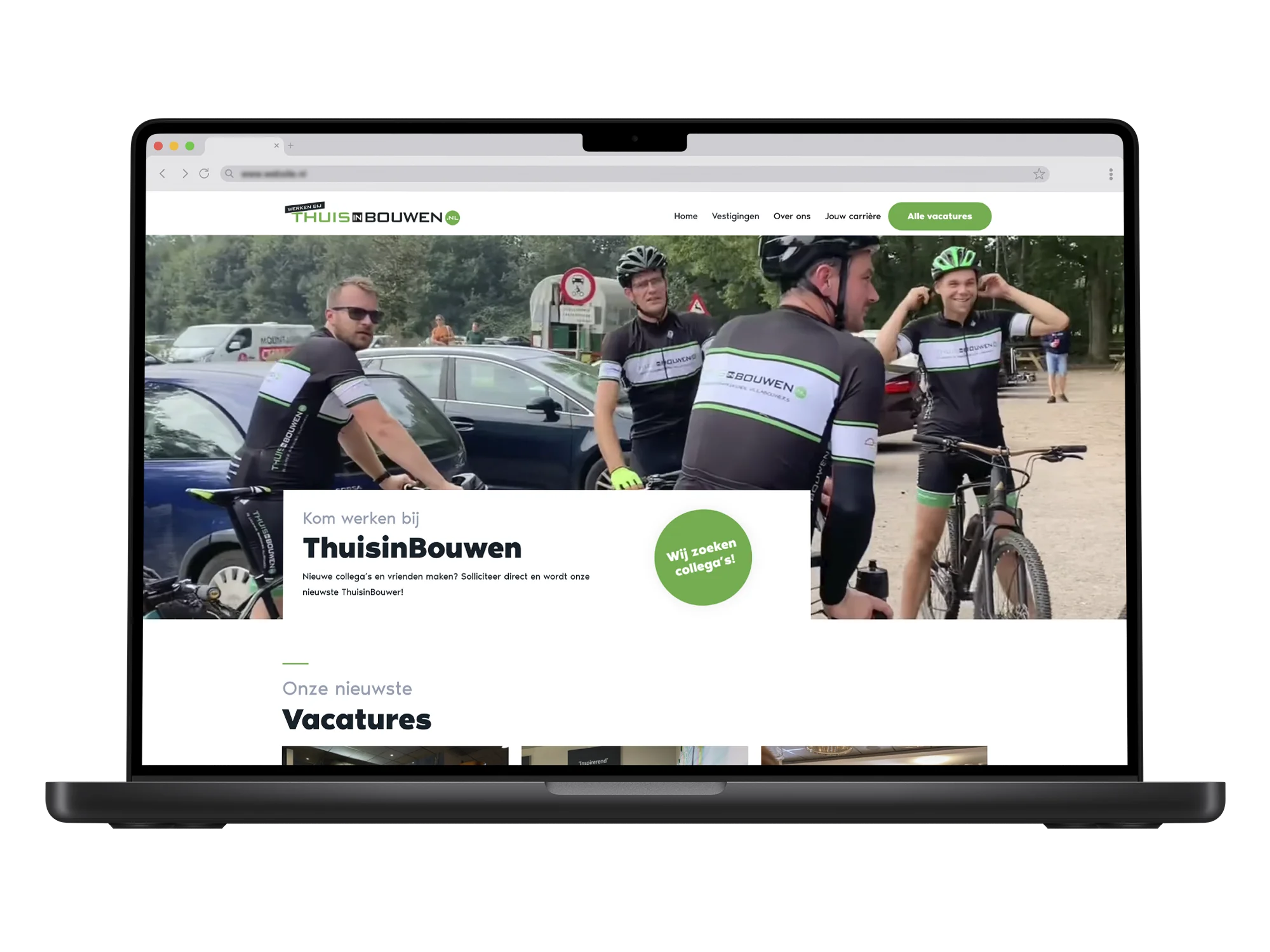 Thuis in bouwen – mockup